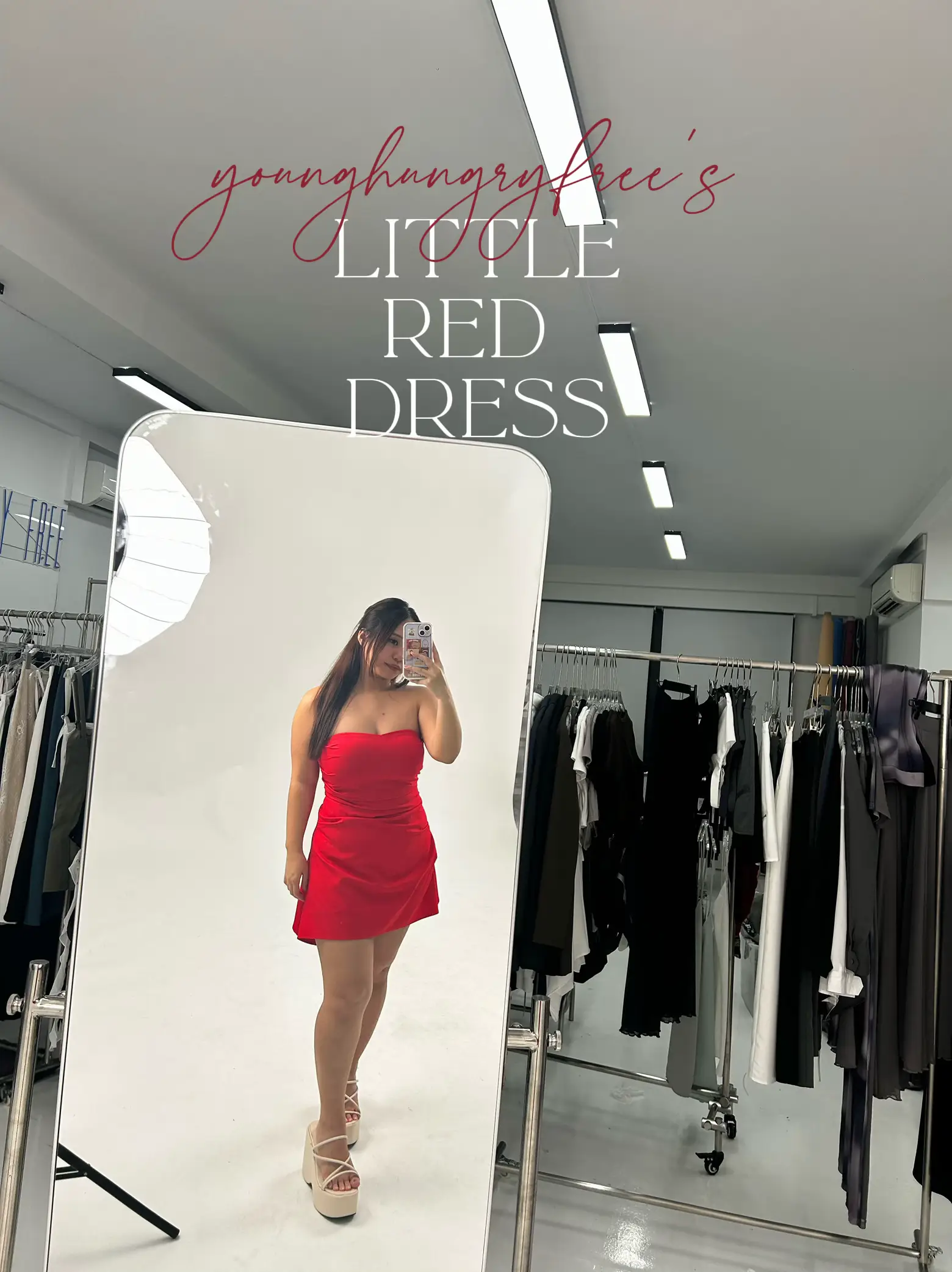Lillie Long Sleeve Mini Dress Red Tall