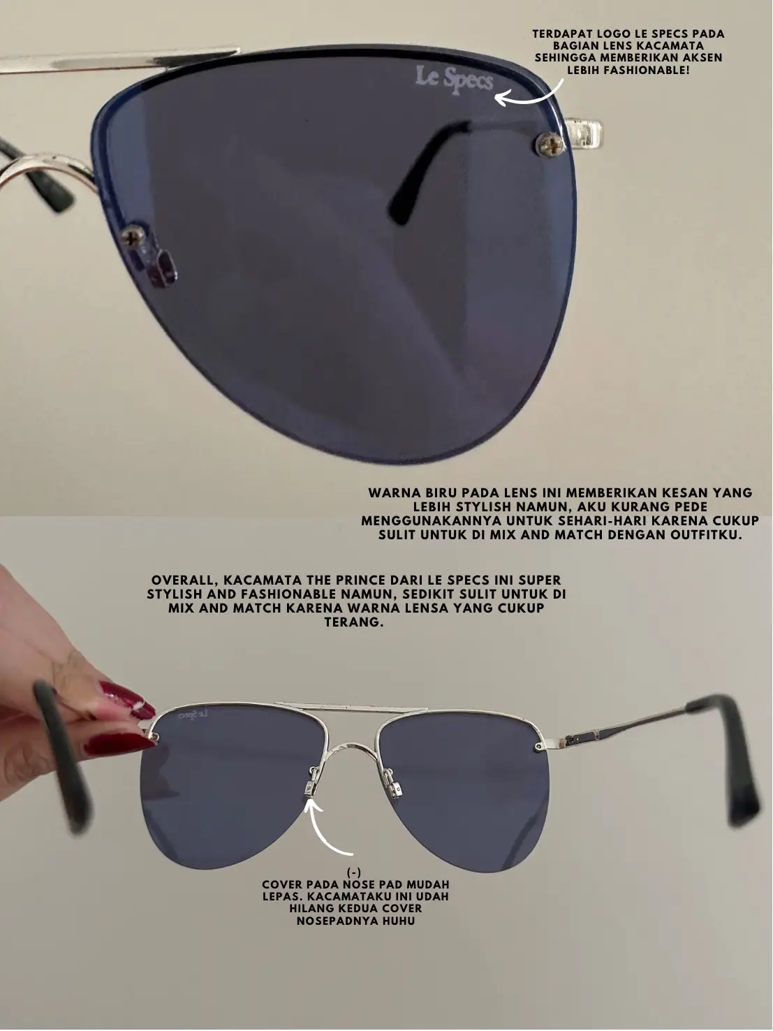 Le Specs Sunglasses - The Prince Review, Gallery posted by Sherynimamputri