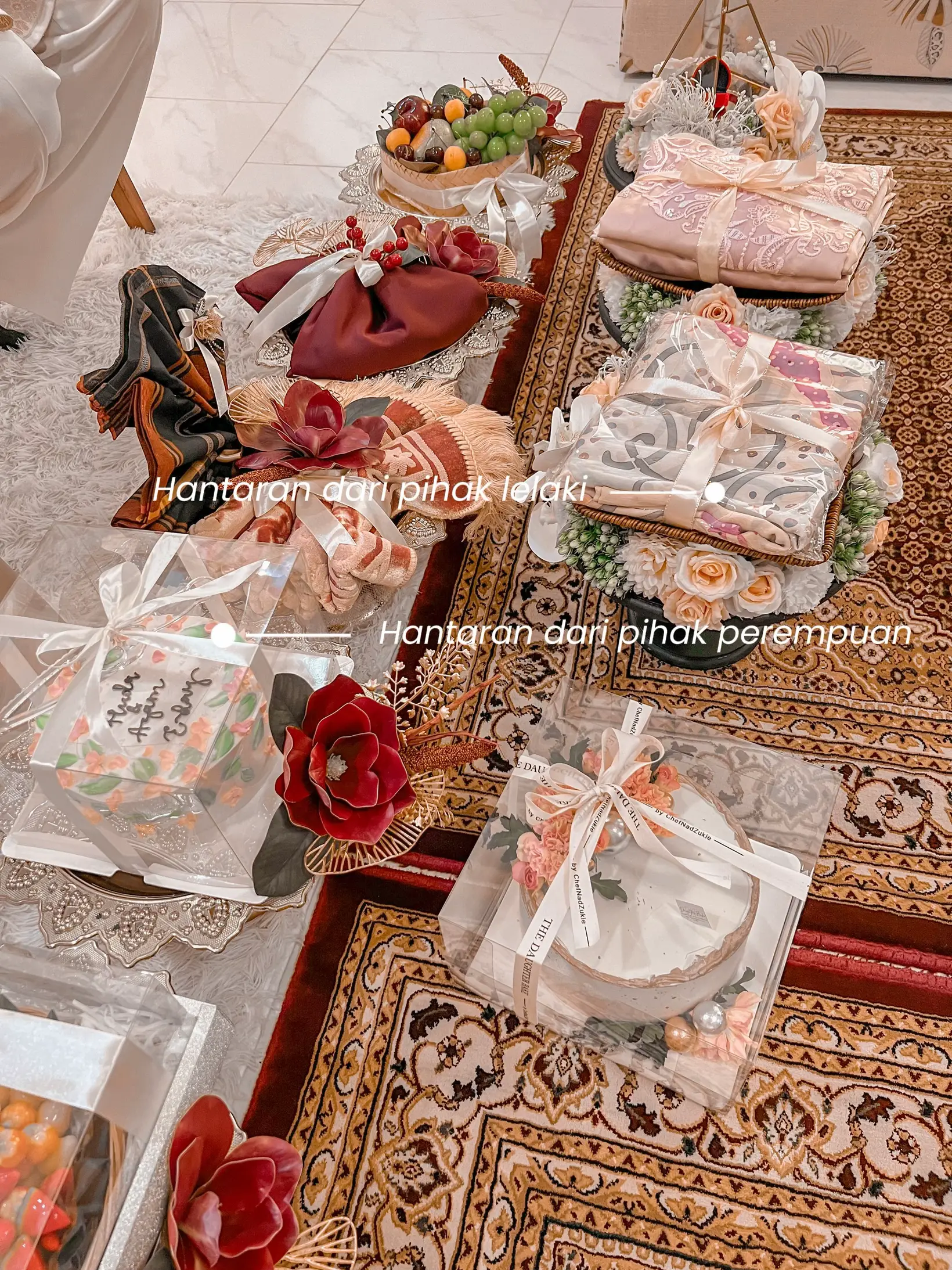 Adzleyna Bakery and Craft (ABC): Hantaran Majlis Pertunangan: Pasu Bunga  Coklat Bar