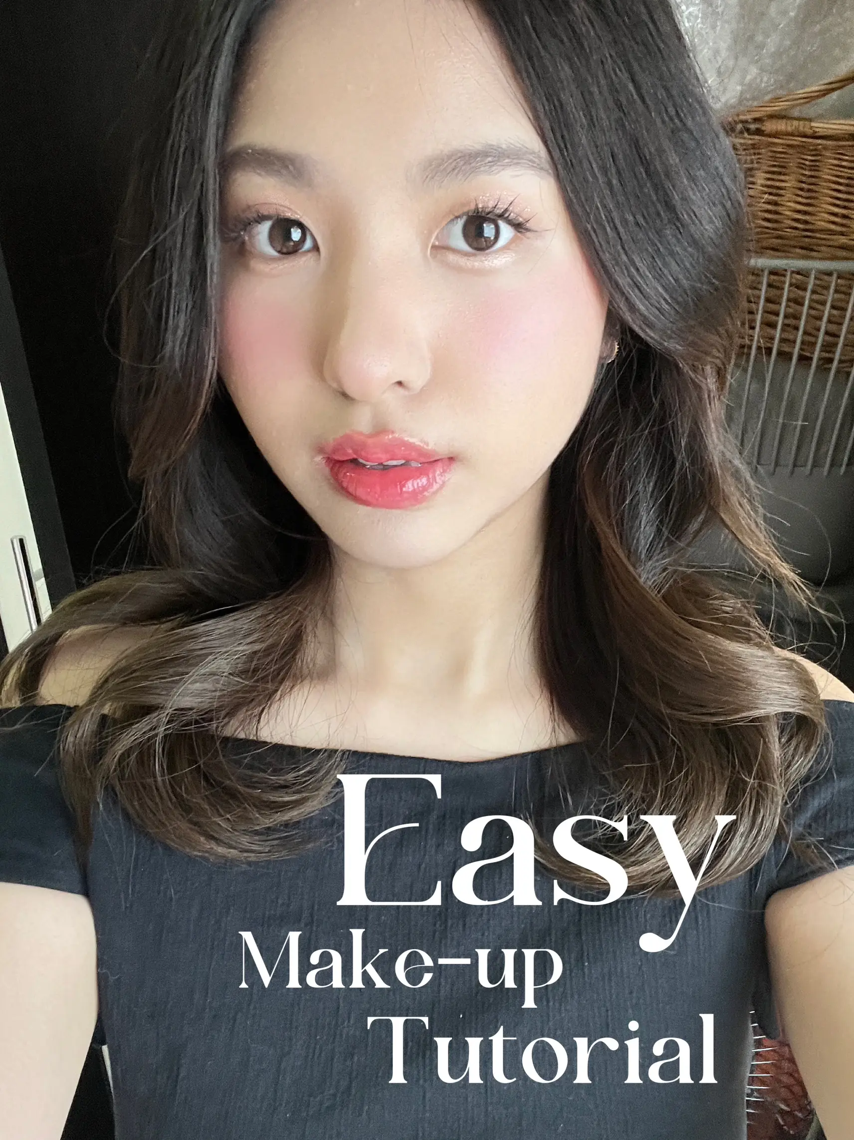 i love this makeup look, its so simple and cute! #makeuptutorial #make, soft makeup