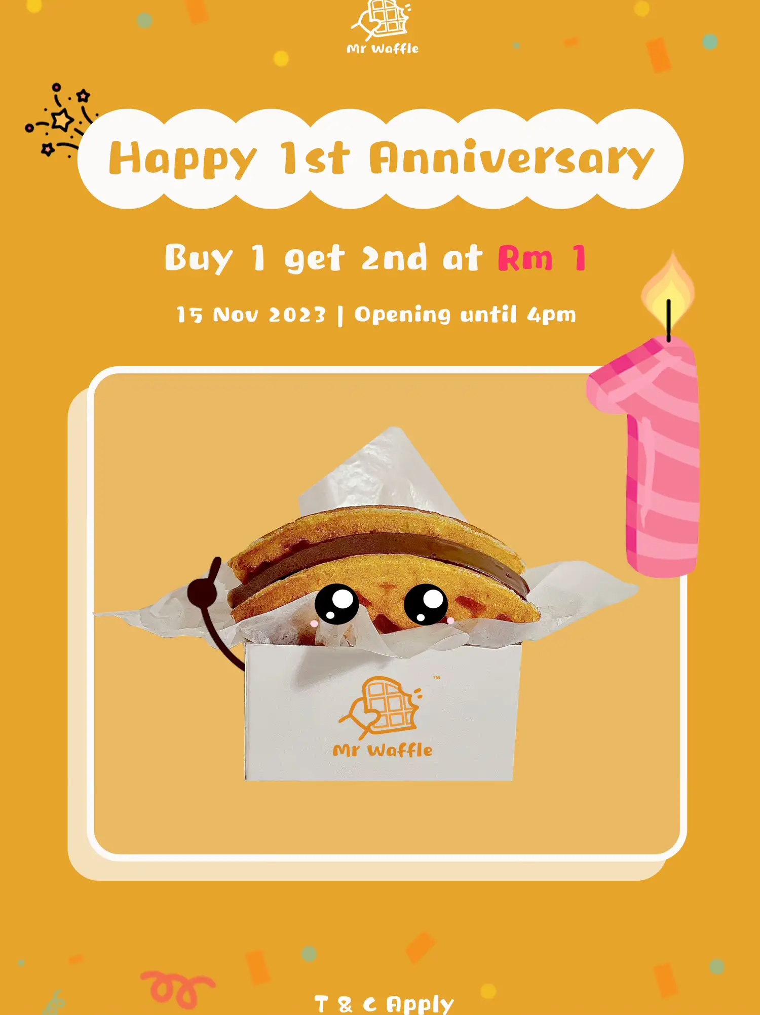 We are turning 1!!🥳🥳 | Gallery posted by Mr Waffle | Lemon8