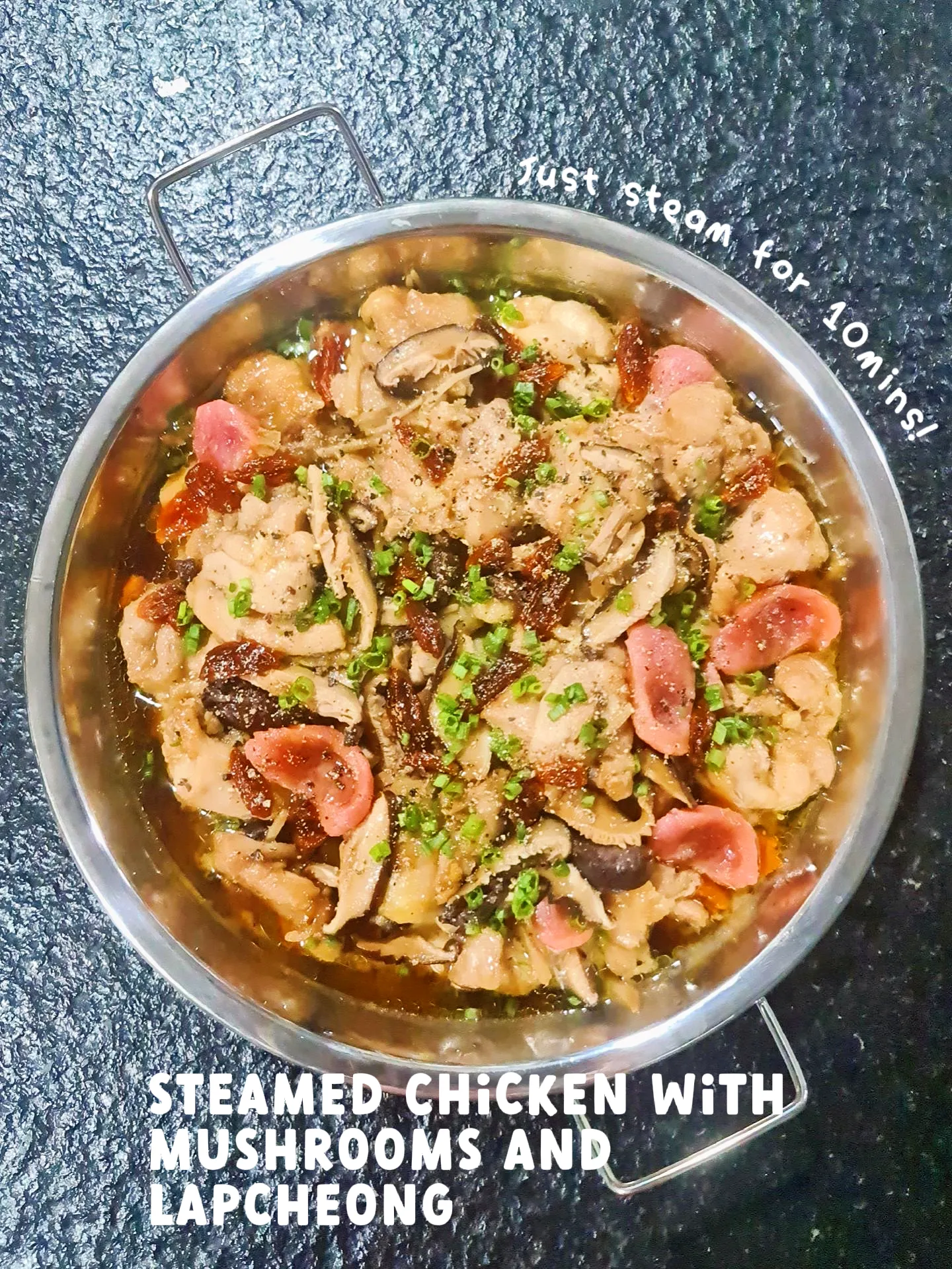 Steamed chicken recipe! No oily stove top today 😉 Gallery posted by