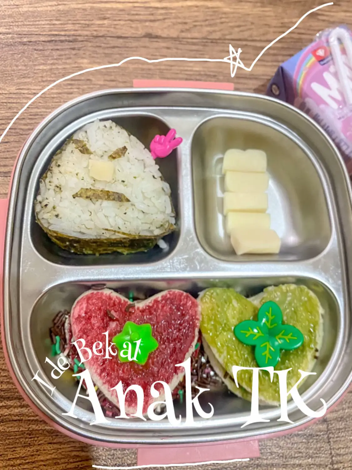 Ide Bekal Jumat Simple | Roti Selai & Onigiri | Galeri diposting oleh ...