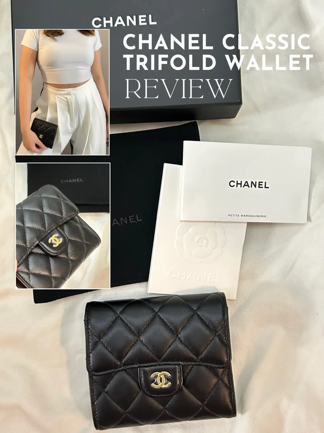 UNBOXING CHANEL CLASSIC MINI POUCH - BLACK GRAINED CALFSKIN AND GOLD  HARDWARE 