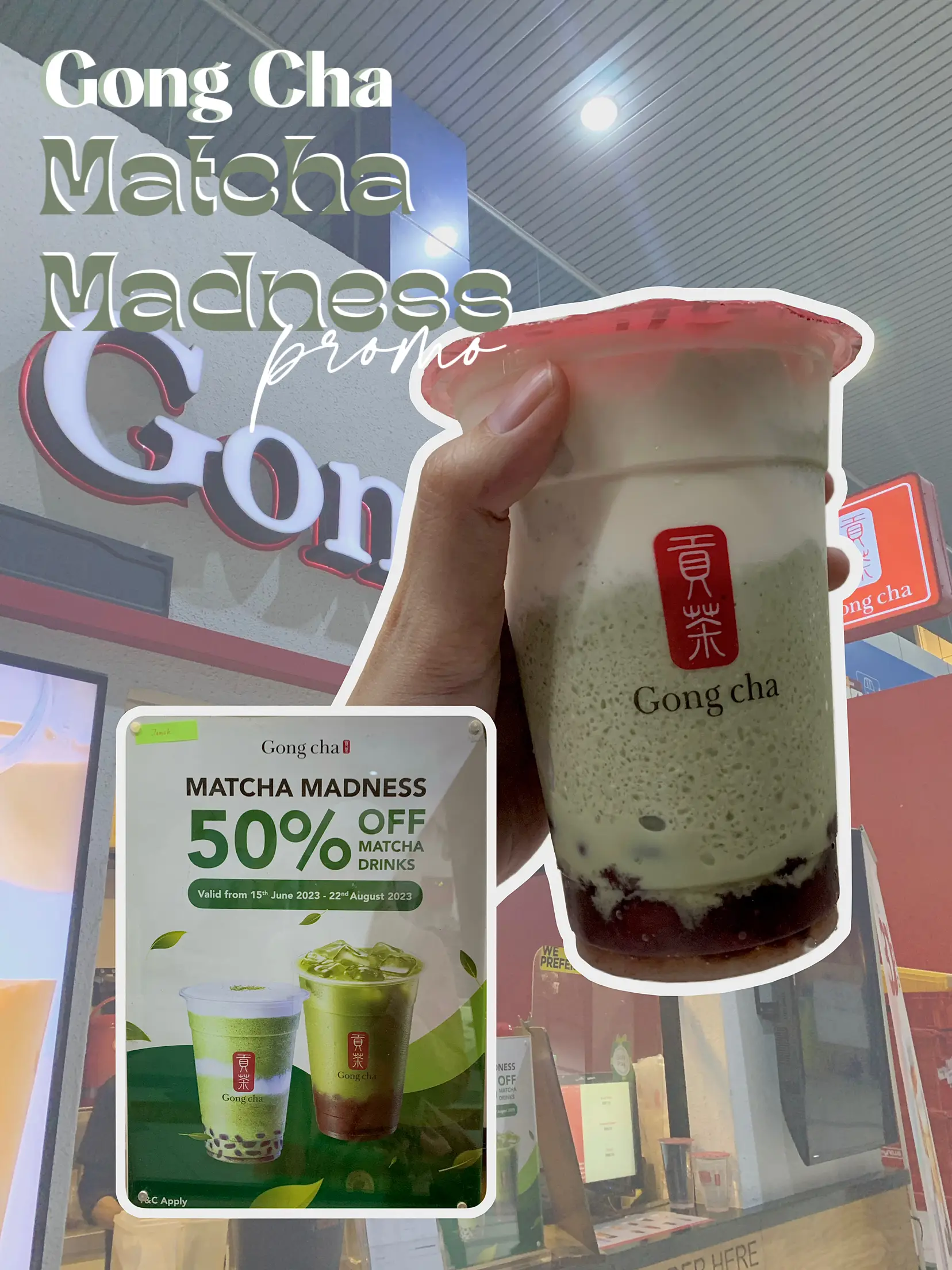 Gong Cha Voucher Carian Lemon8