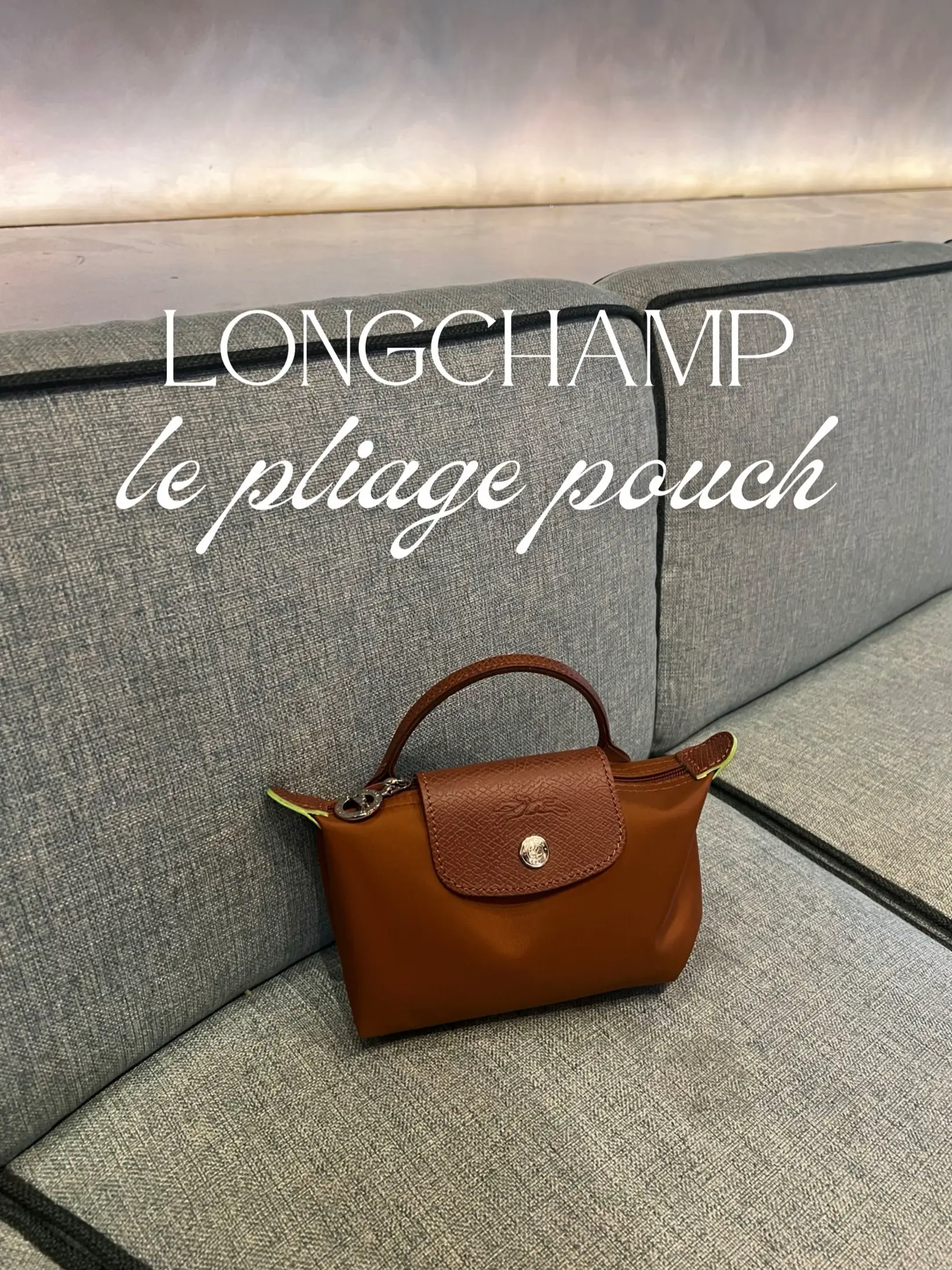 Longchamp Le Panier Pliage Basket Extra Small Tote - Brown/Gold