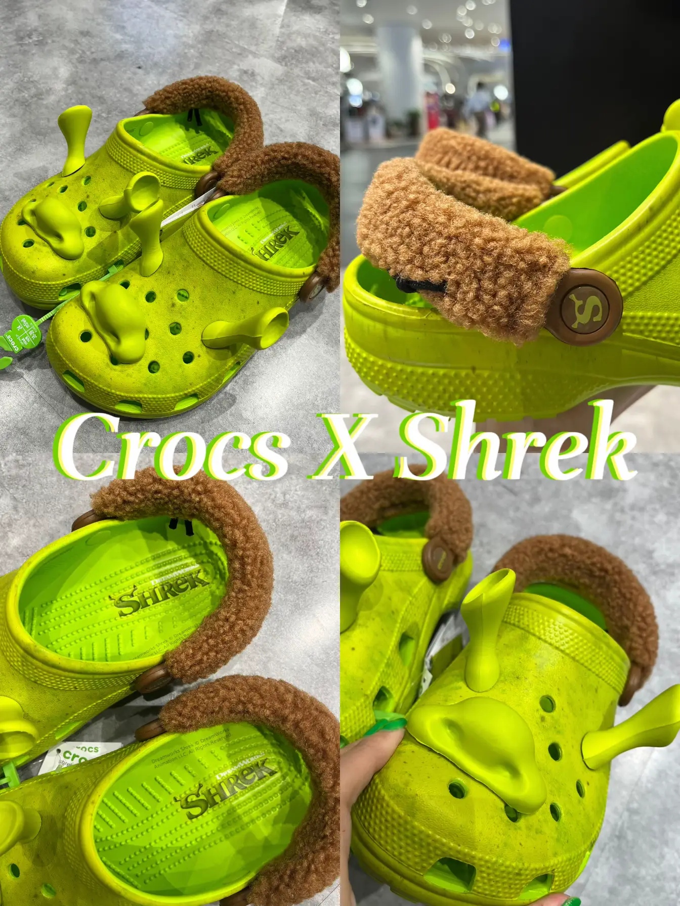 CROCS Shrek Classic Clog Toddler Kids Casual Shoes