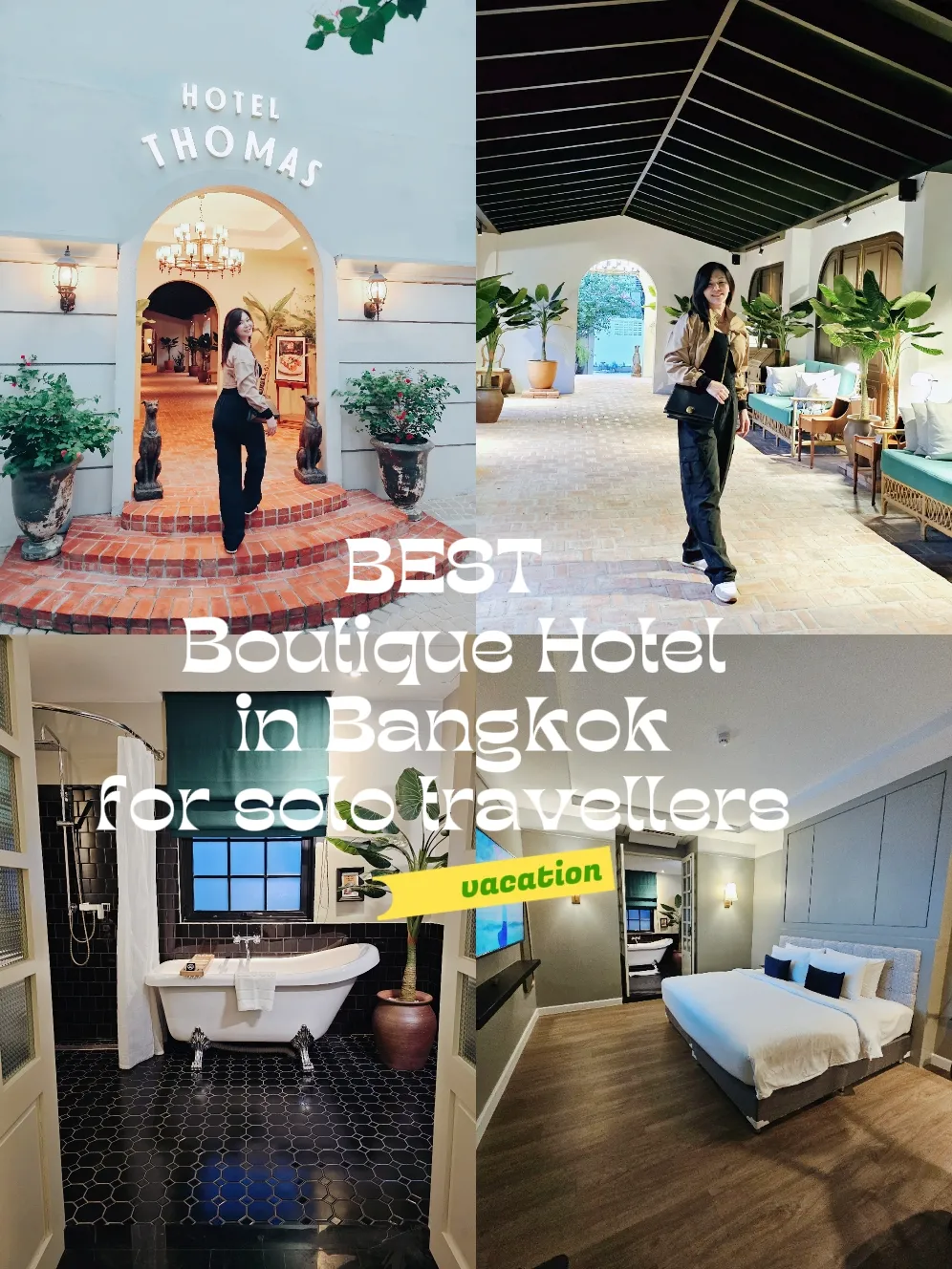 BEST Boutique Hotel in Bangkok for solo travellers Gallery