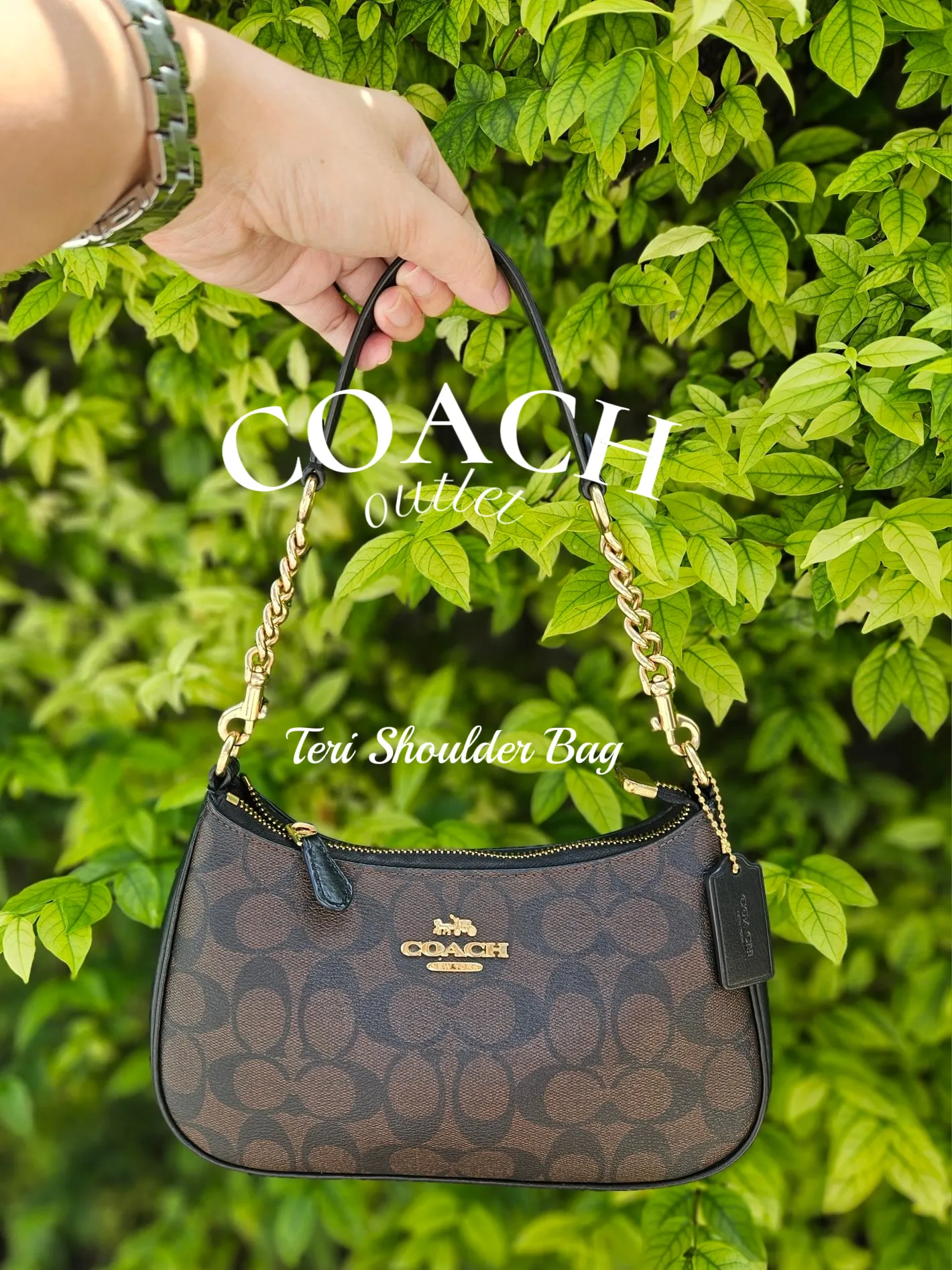 Coach Outlet Teri Shoulder Bag - Black