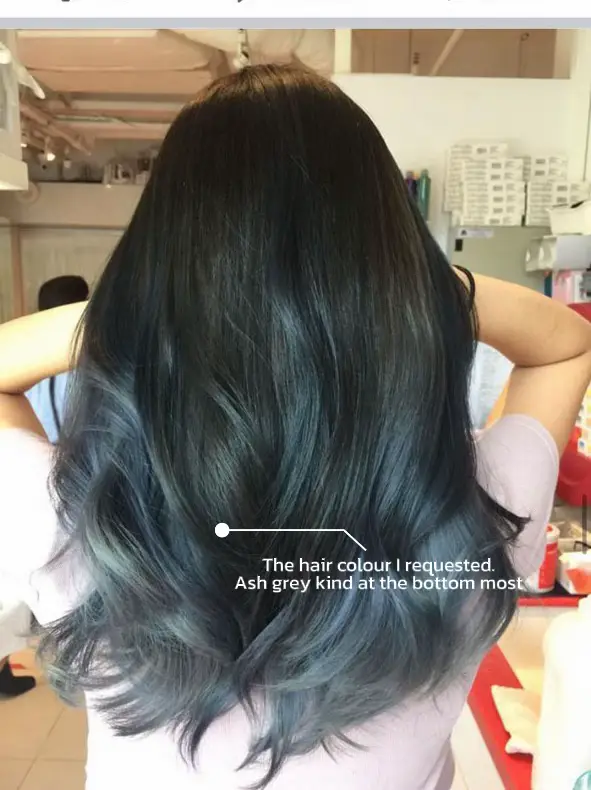 Ash grey dye 😍💕, Video published by Harts salon