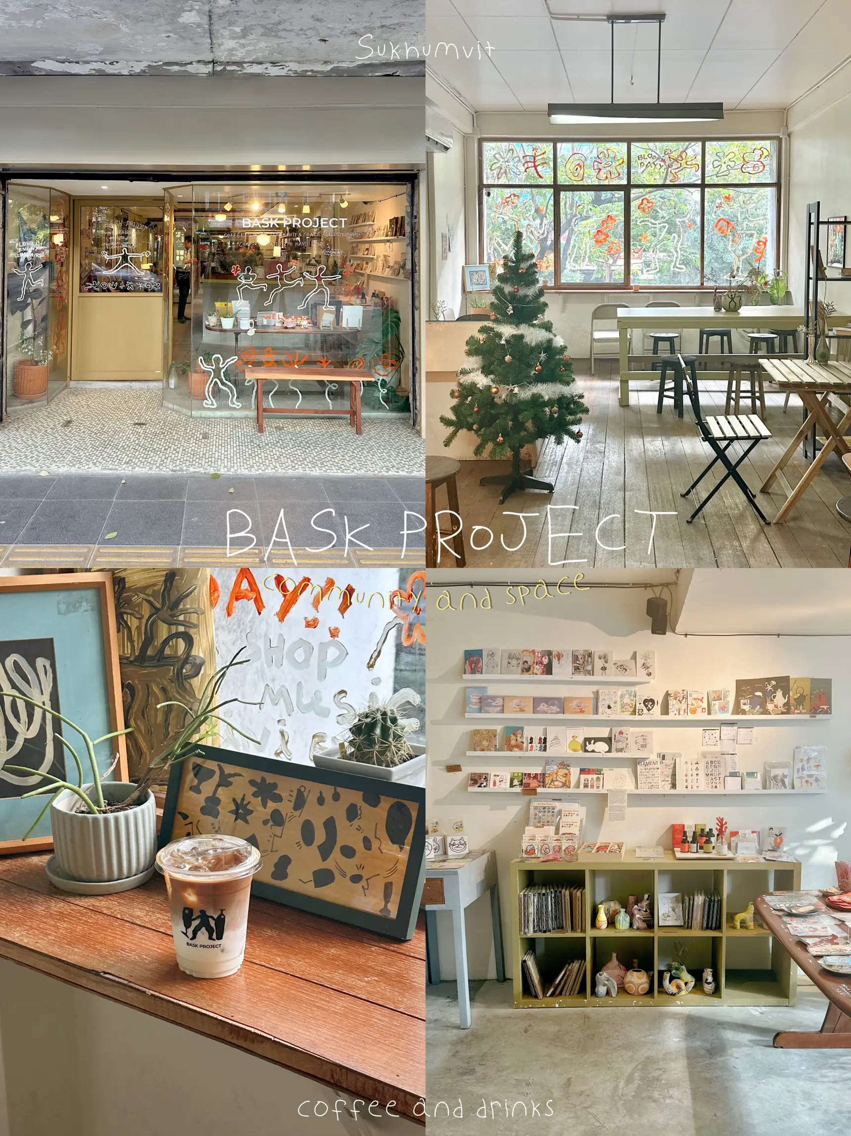 Bask Project คาเฟ่และคอมมูนิตี้สุดอาร์ตย่านสุขุมวิท 🎨🧸 แกลเลอรีที่