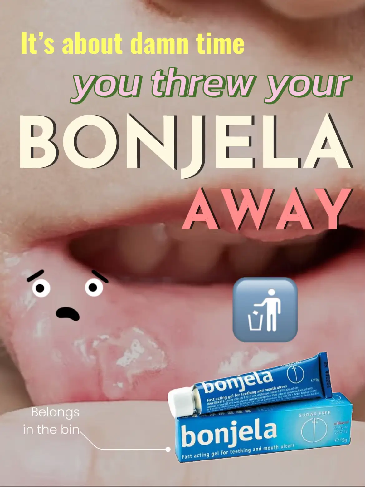 Throw your Bonjela away. This ulcer killer slays.🔥's images(0)