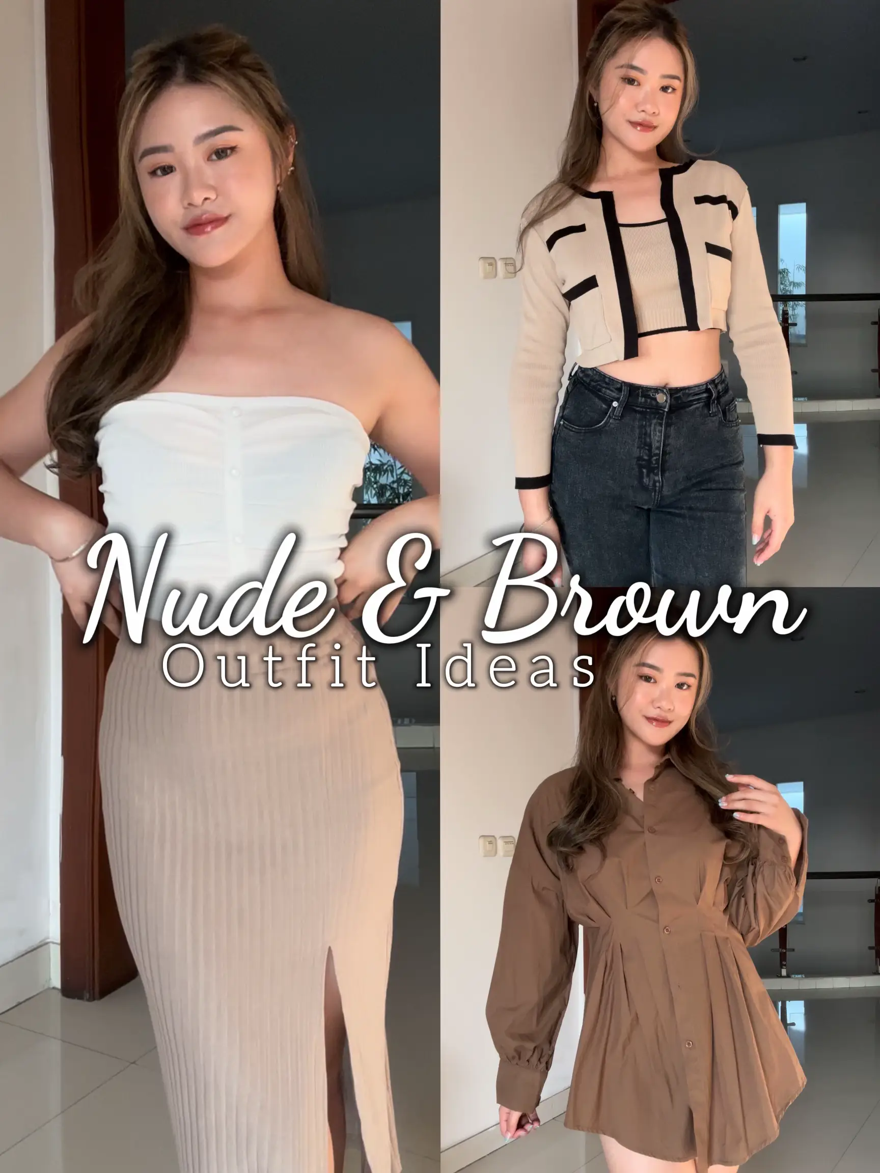 Beige & Nude Outfits! 🤎 | Video published by OliviaTiffany ♥ | Lemon8