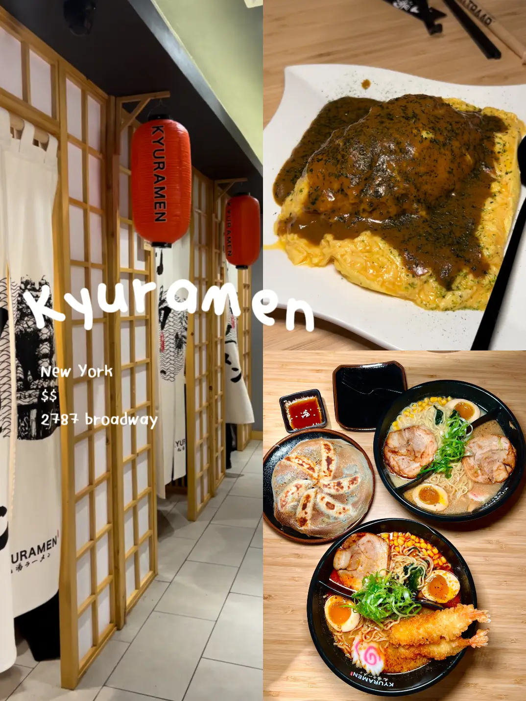 NYC Ramen Spots Kyuramen Gallery posted by Felishia Lemon8