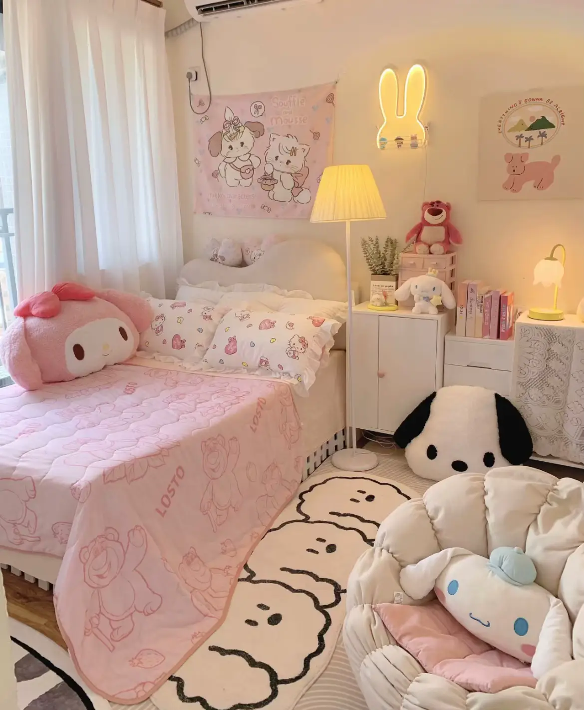 My melody bed  Pink room, Room ideas bedroom, Cute bedroom ideas