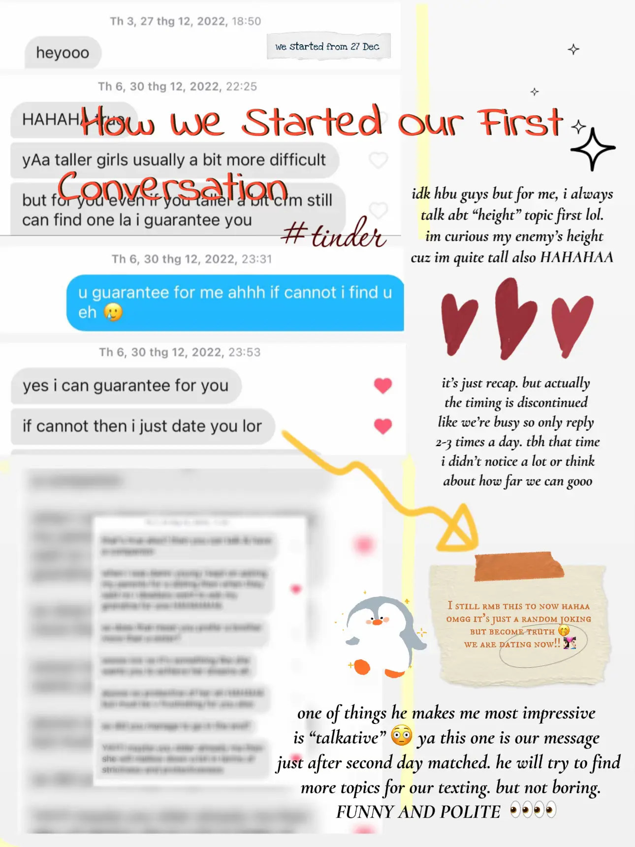Our Love Story From Tinder 👩🏻‍❤️‍👨🏻 how was it ?? 🫣's images(1)