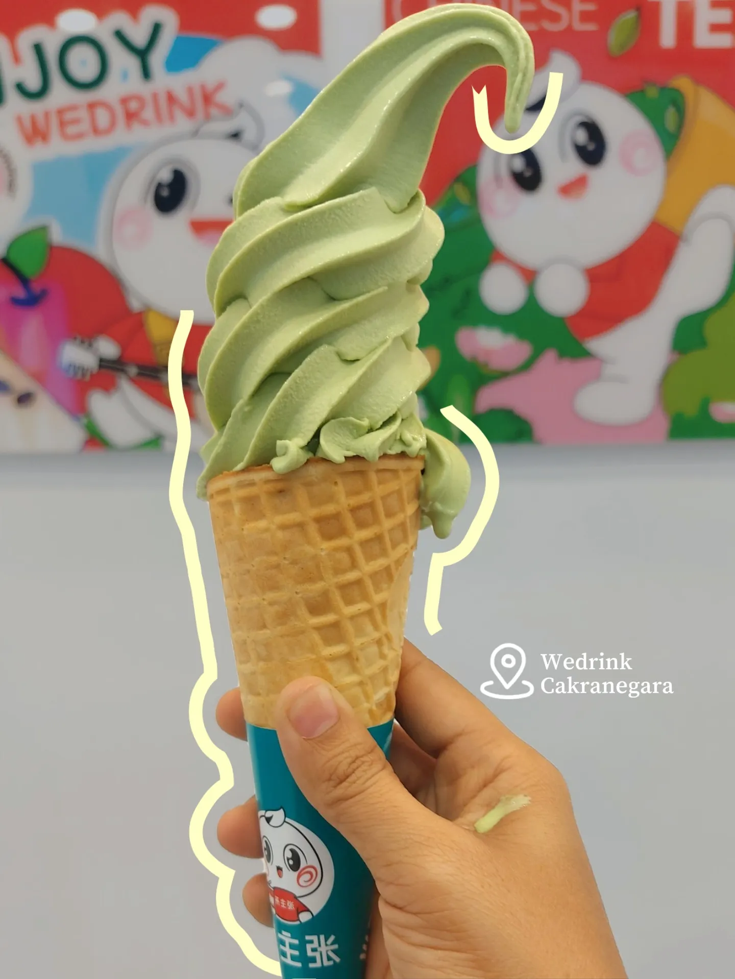 ✨ Ice Cream Matcha Enak cuma 8k 😍 | Tiza Bellaが投稿したフォト