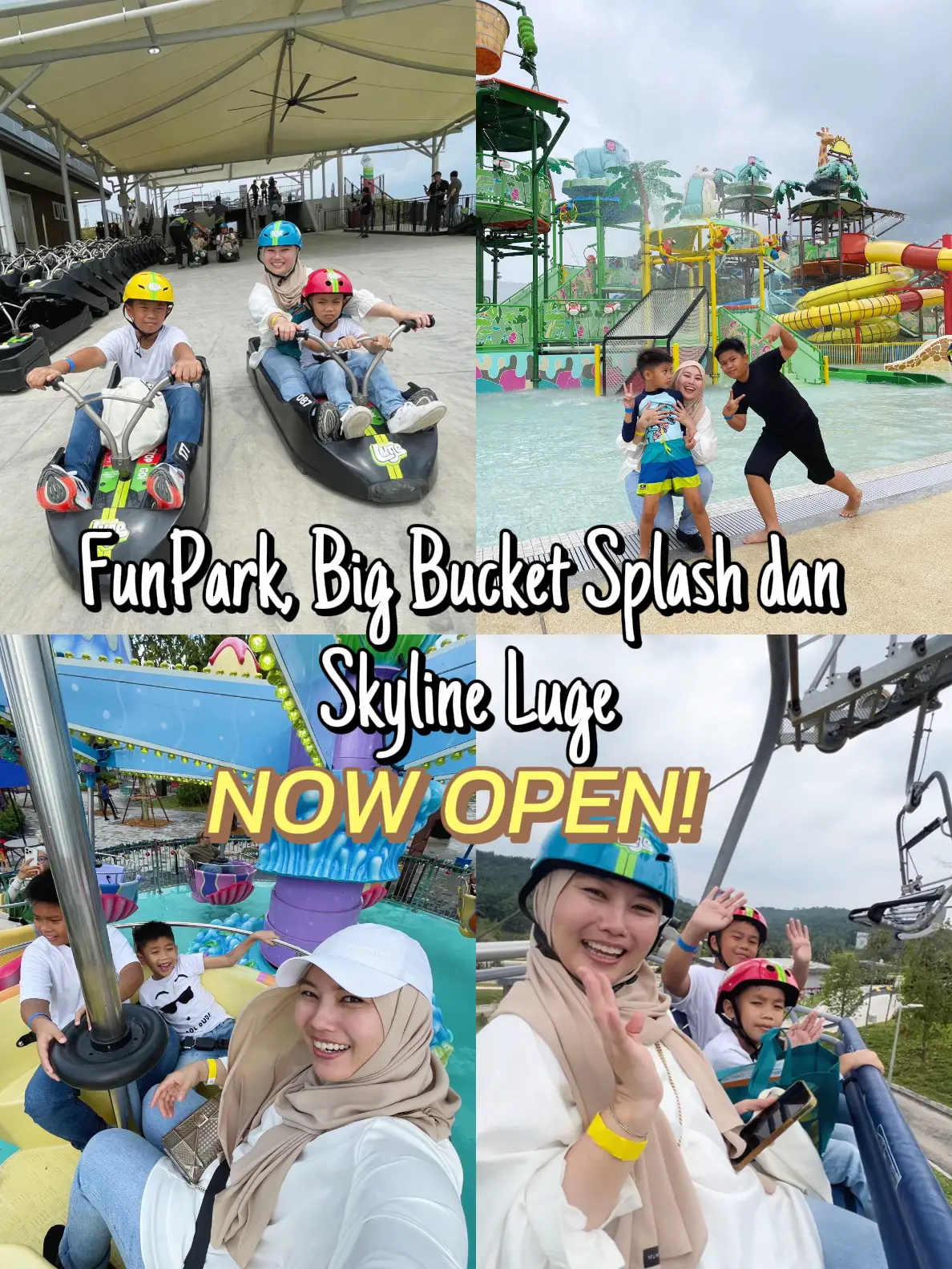 FunPark & Big Bucket Splash di Gamuda Luge Gardens Galeri disiarkan