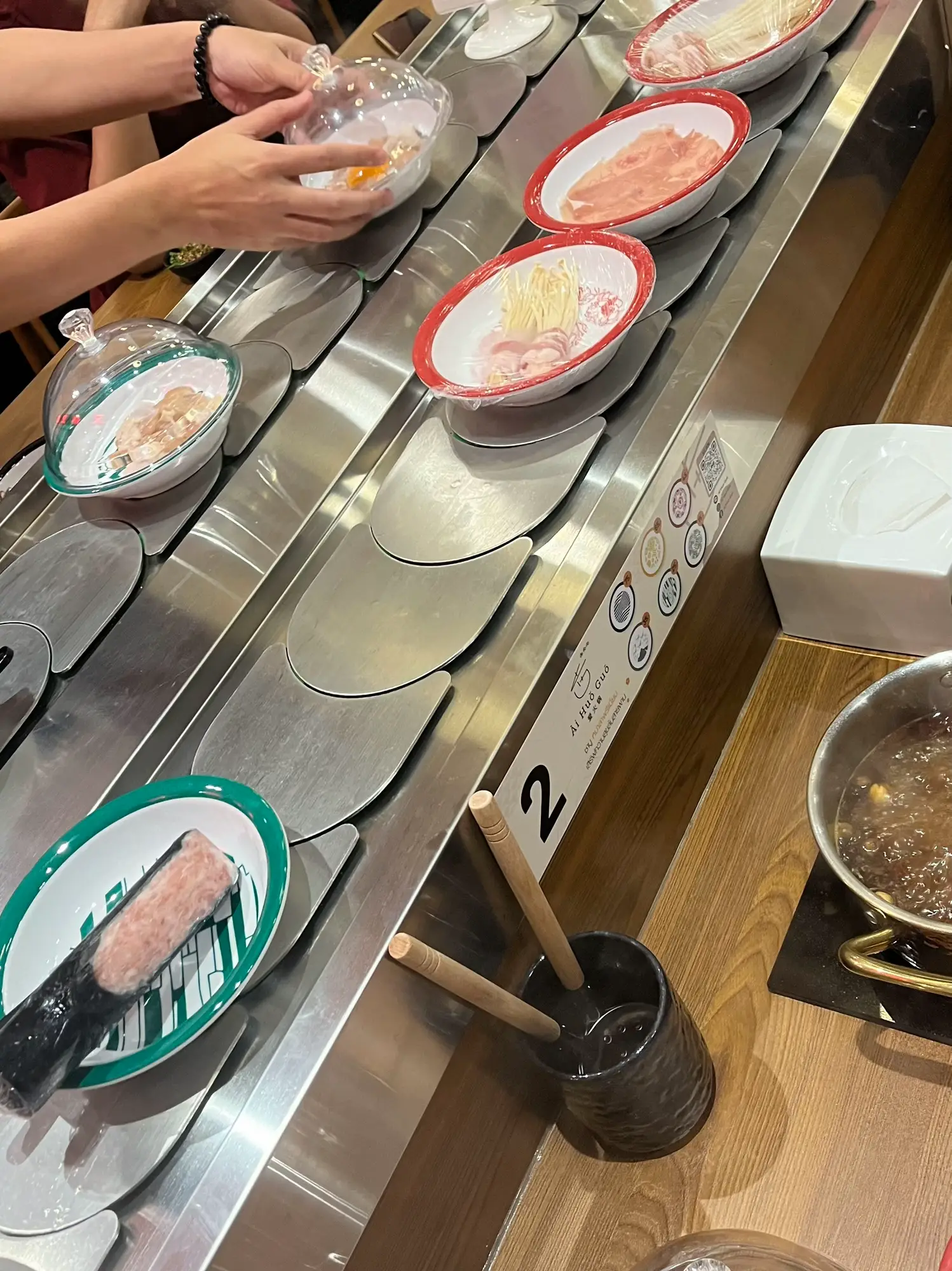 Ai Huo Guo หมาล่าสายพานพรีเมี่ยม🍽️ | แกลเลอรีที่โพสต์โดย palmmy | Lemon8