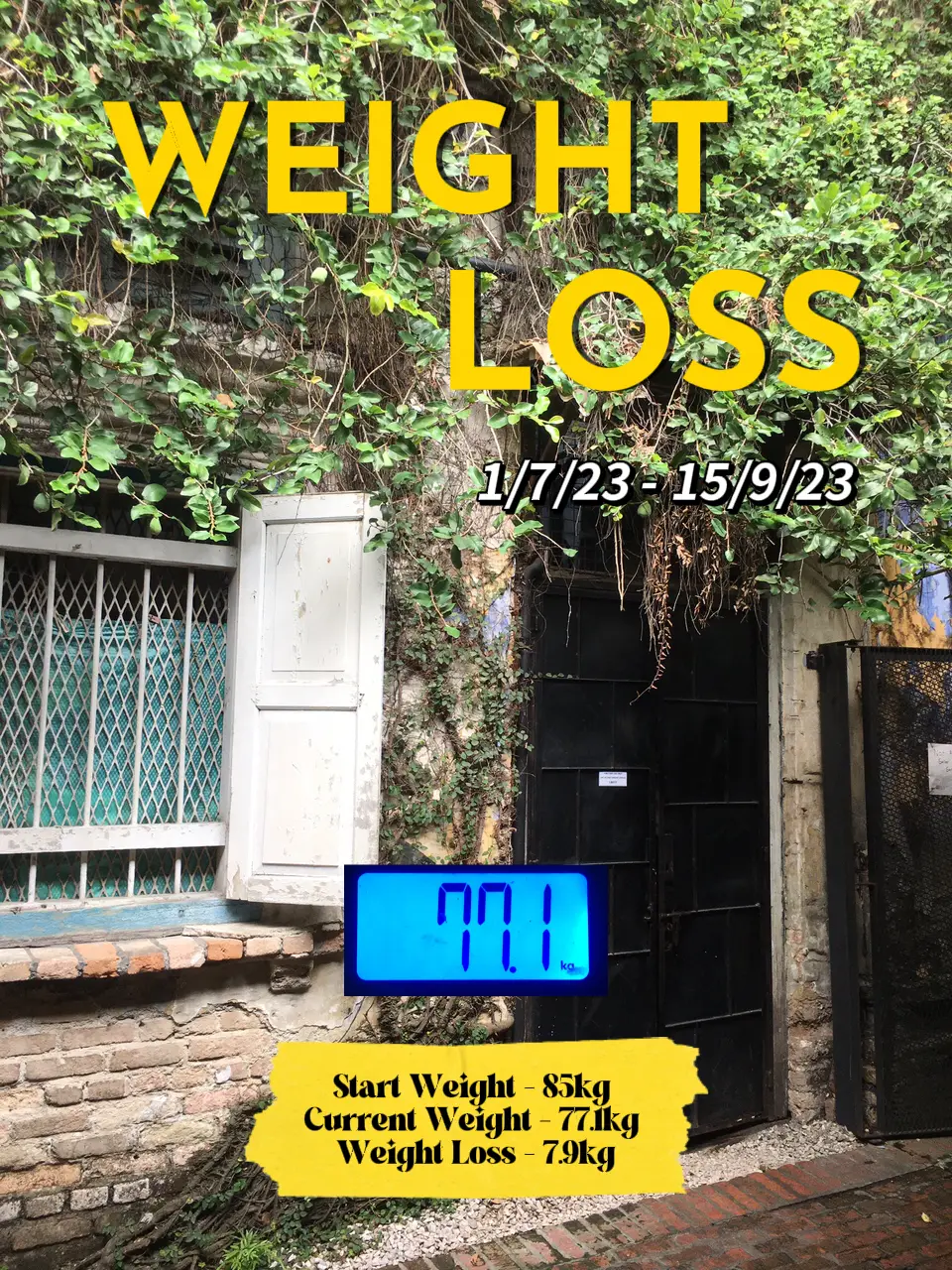 WEIGHT LOSS (1/7/23 - 15/9/23) | Gallery posted by Sue Yamapee | Lemon8