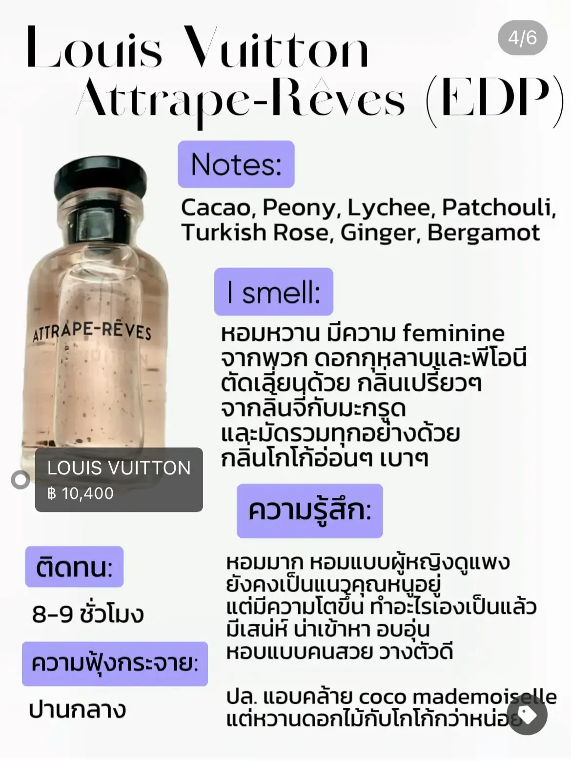 Louis Vuitton Perfume Attrape Reves Review Journal