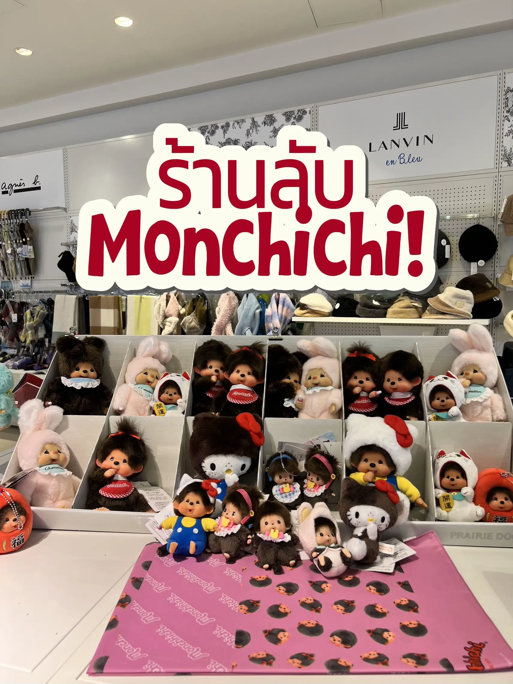 Monchichi x Kitty | แกลเลอรีที่โพสต์โดย LongLemon | Lemon8