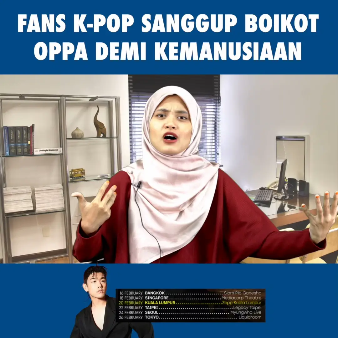 Fans K-Pop Sanggup Boikot Oppa Demi Kemanusiaan | Video published by ML  Studios | Lemon8