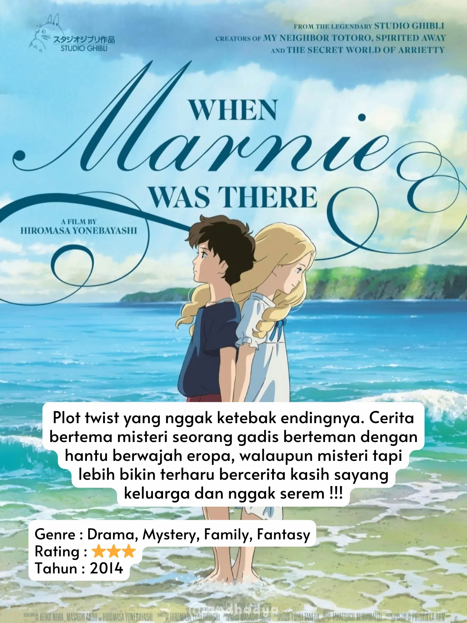 Rekomendasi Film Ghibli Wajib Ditonton 🤗 | Gallery posted by Andhadya |  Lemon8