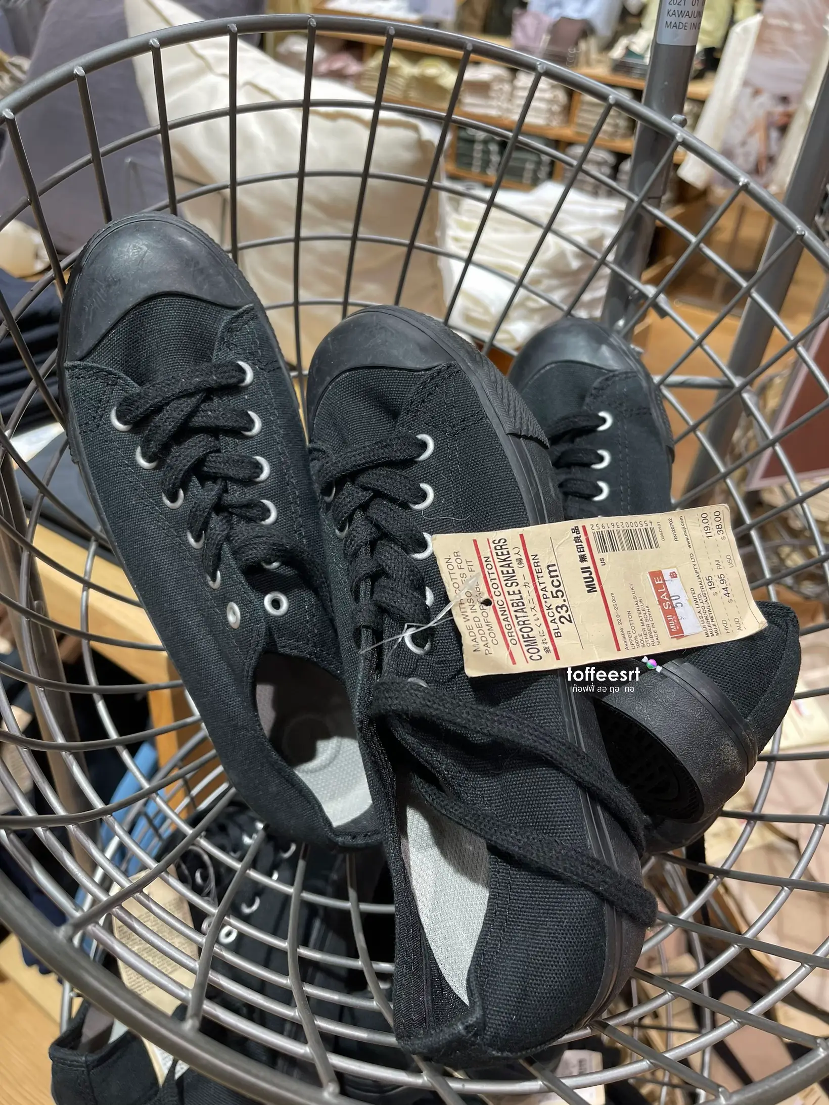 Muji canvas outlet shoes