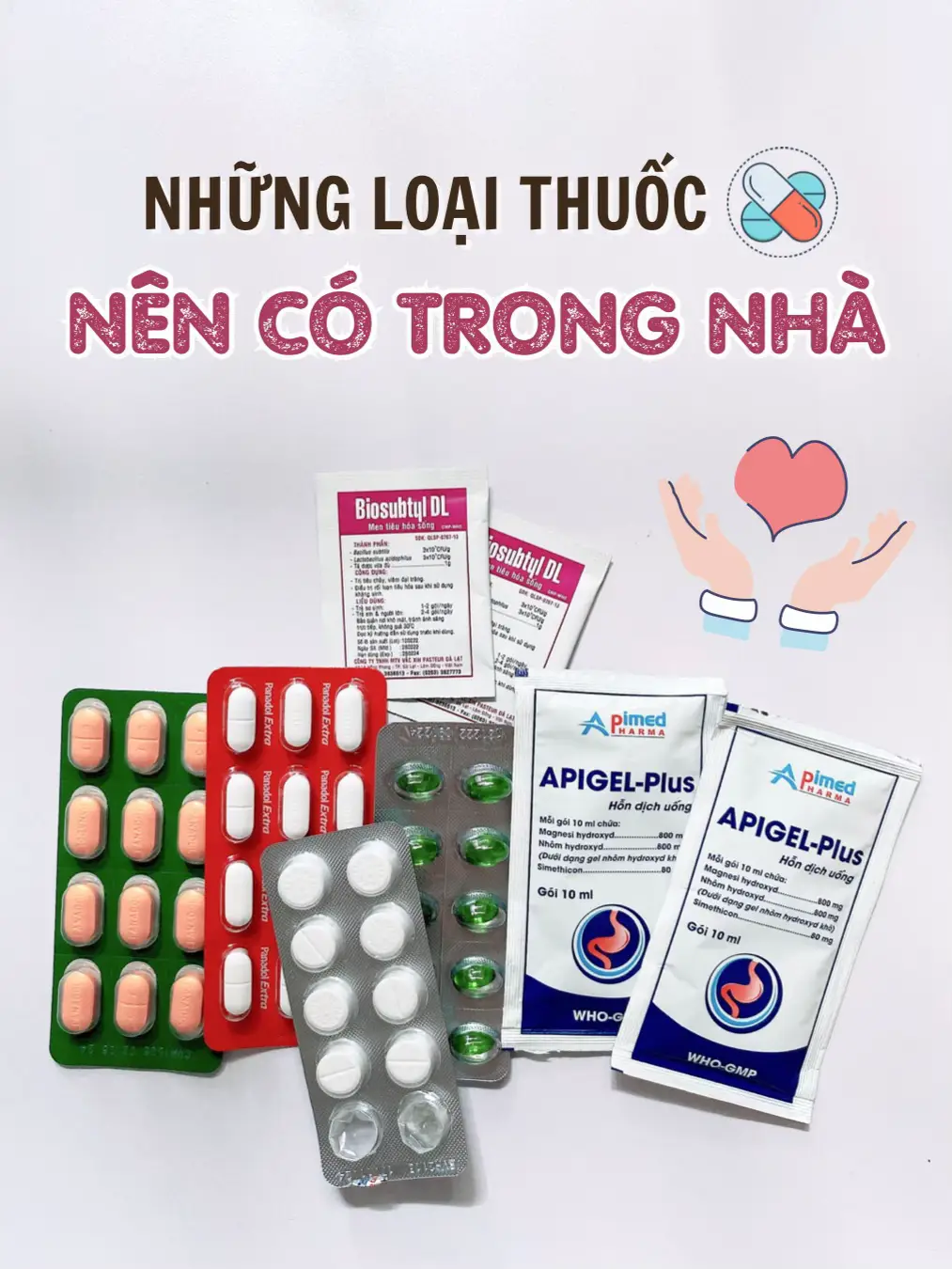 Những loại thuốc “ Phải có trong nhà”💊 | Bộ sưu tập do I'm Dora ...