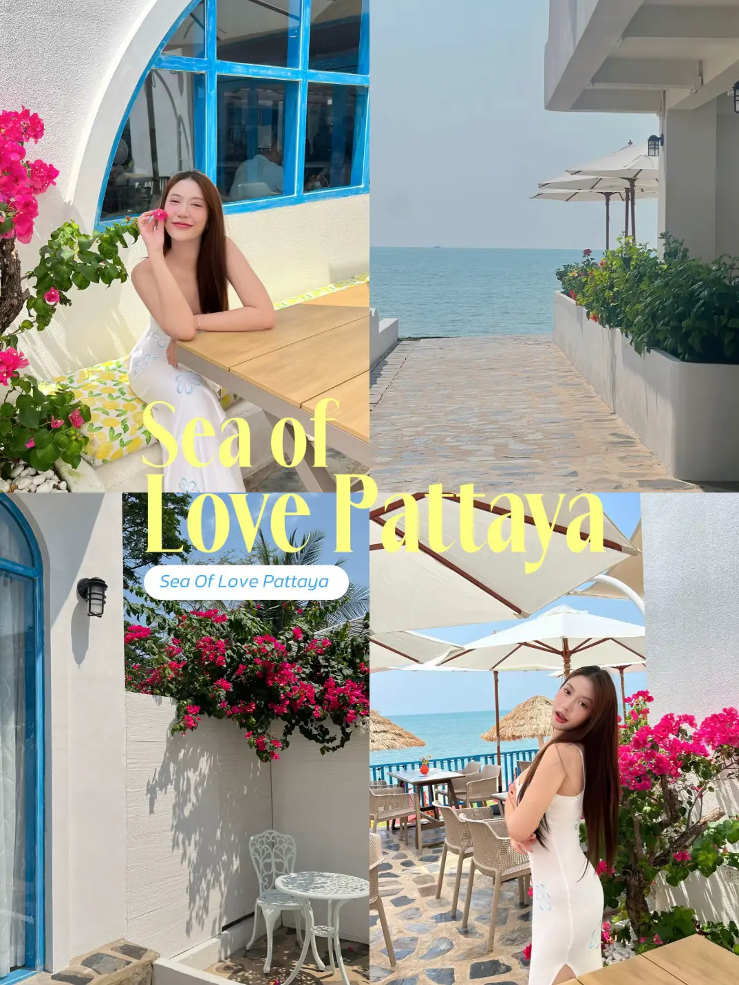 รีวิวคาเฟ่เปิดใหม่พัทยาSea of Love Pattaya🌺🥥🪼 | แกลเลอรีที่โพสต์โดย ...