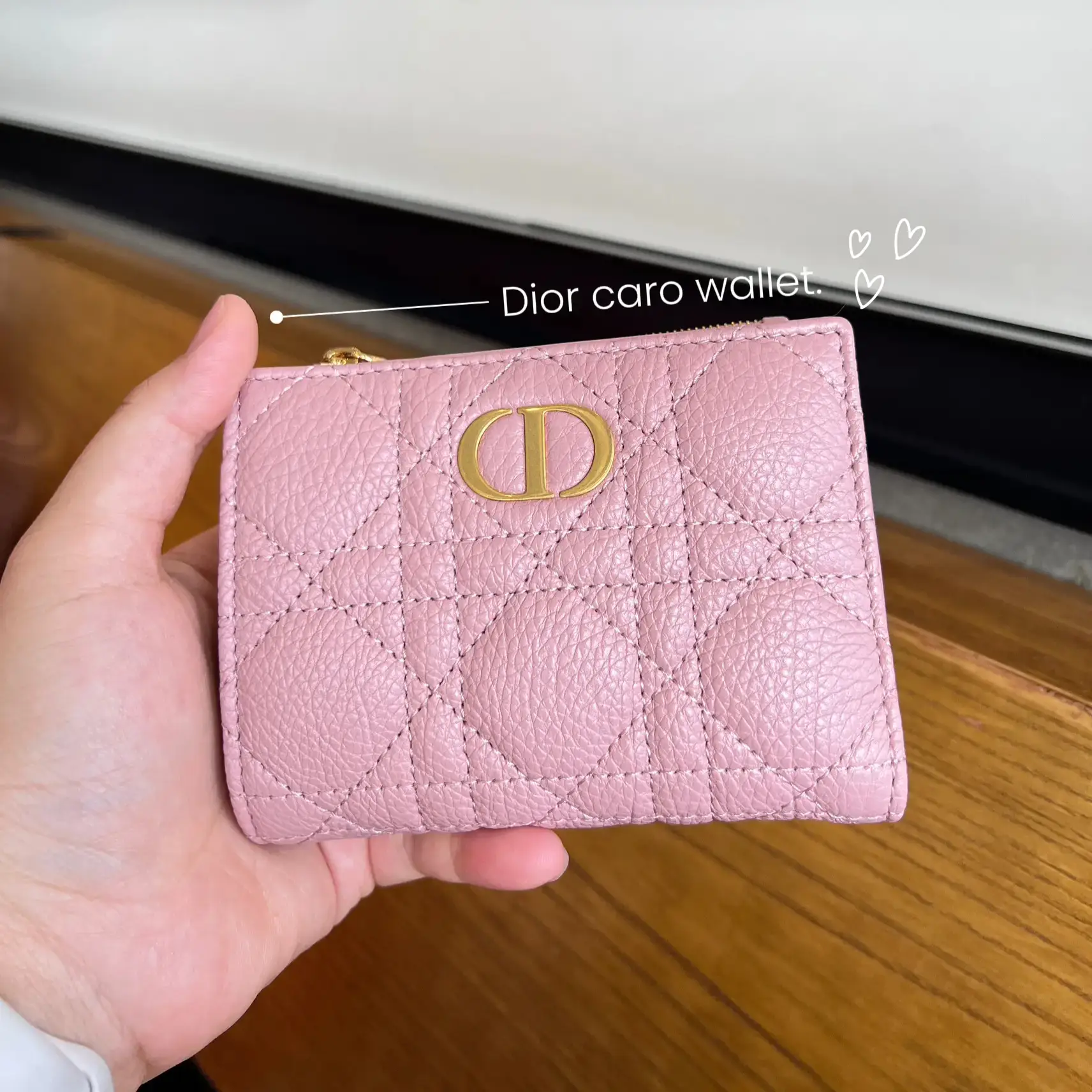 DIOR CARO DAHLIA WALLET 👛 | Gallery posted by 𝒑𝒆𝒂𝒓𝒑𝒊𝒚𝒂