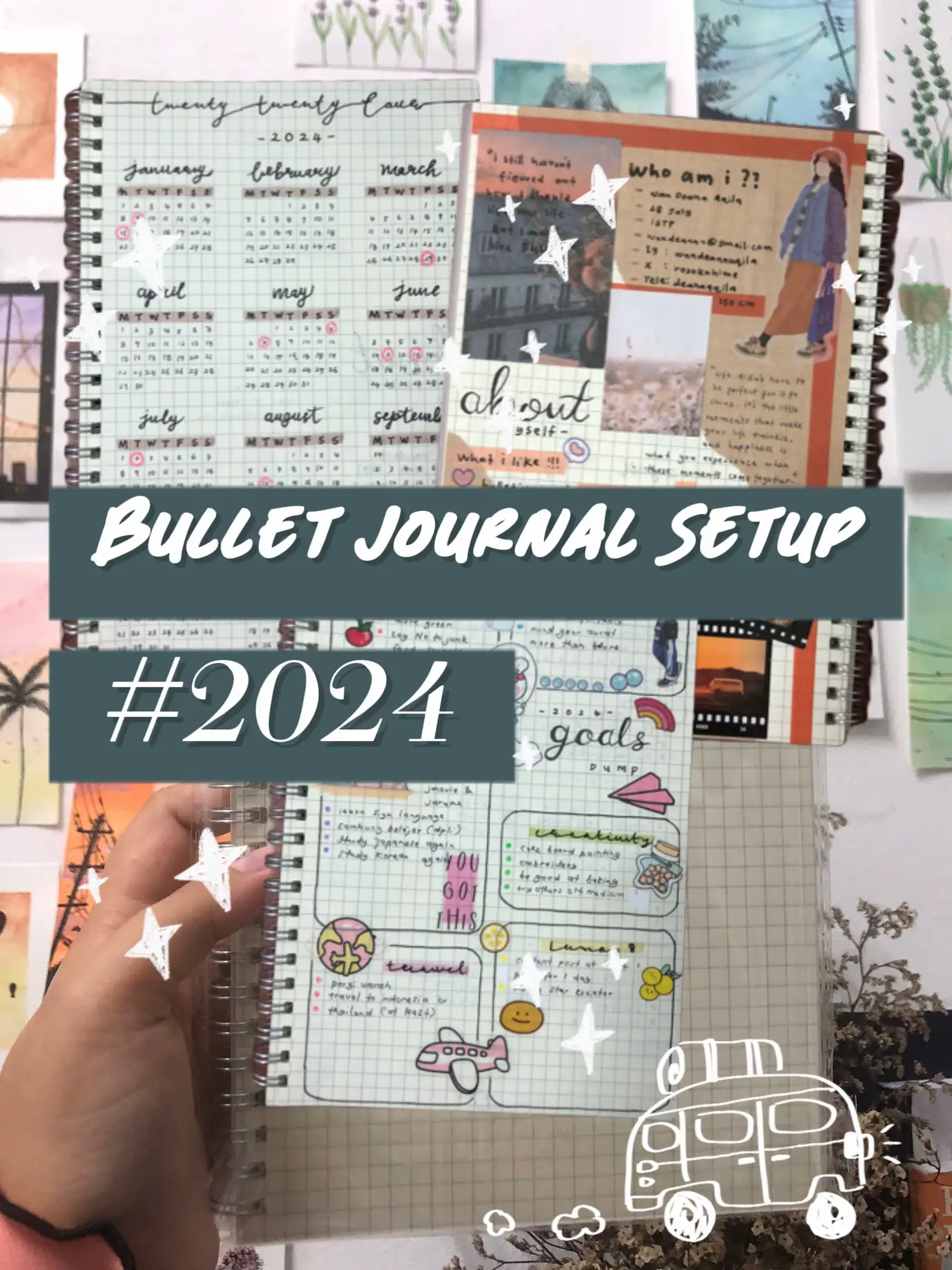 MY SIMPLE 2024 BULLET JOURNAL SETUP 📒, Gallery posted by Deanaaqila