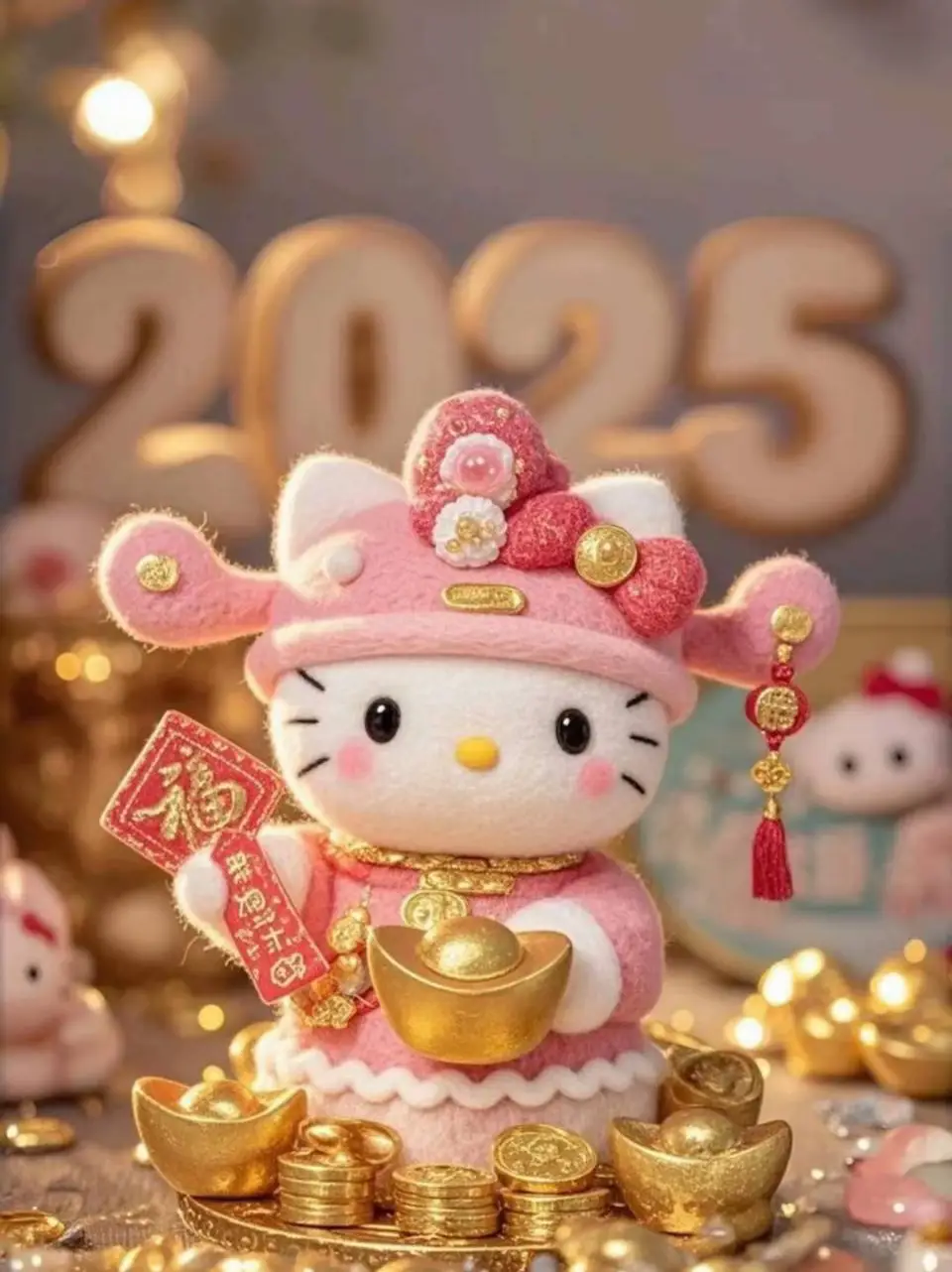 Wallpaper New Year 2025 Hello Kitty | แกลเลอรีที่โพสต์โดย 𝔑𝔞𝔱𝔦 🍒𝐸𝓋𝑒𝓇 ...