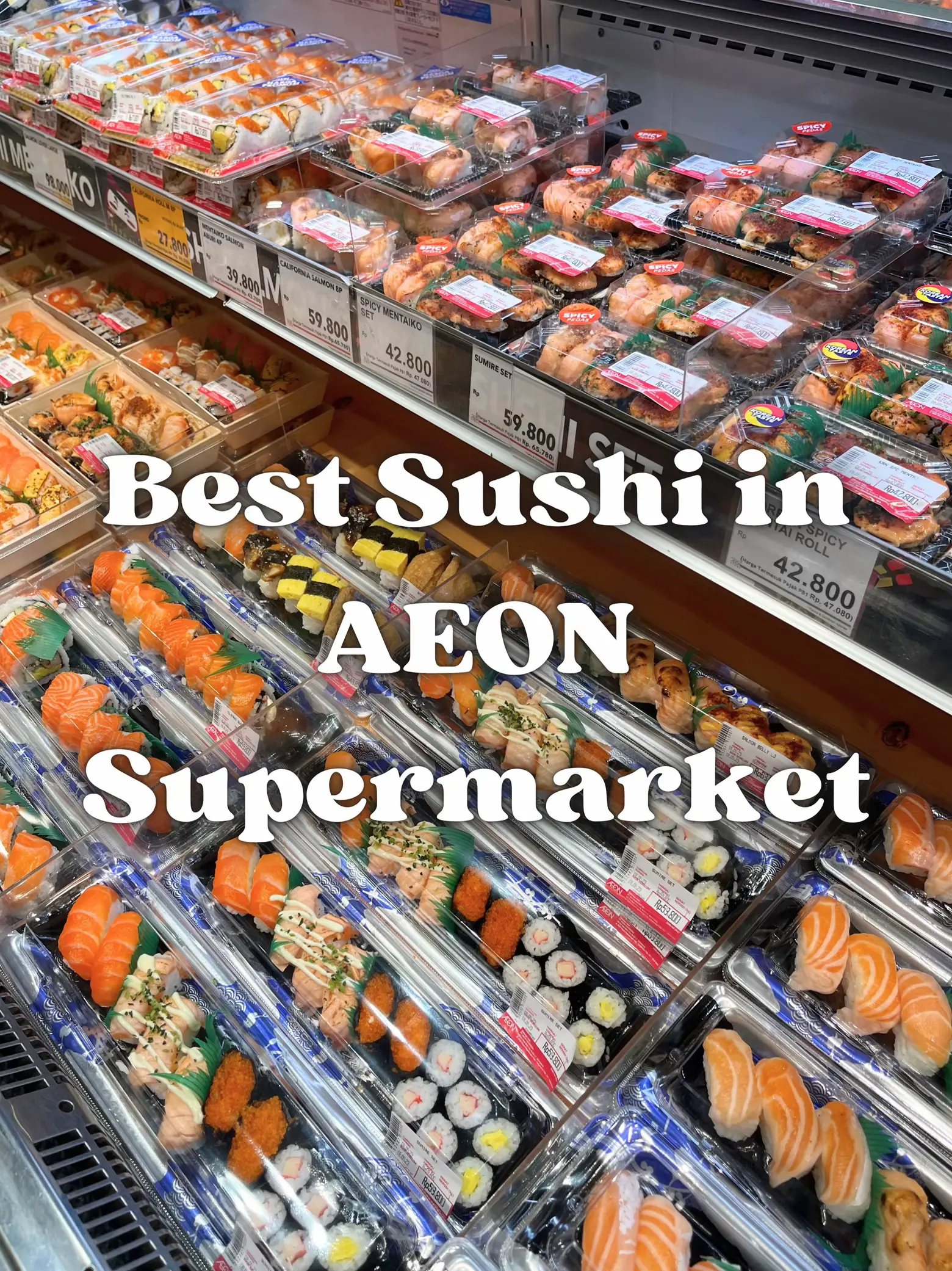 Sushi yang Selalu Aku Beli di AEON Supermarket🍣🛒 | Galeri diposting ...