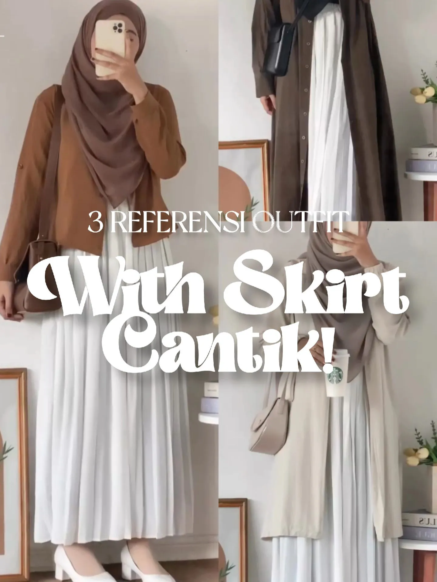 10 Padu Padan Crop Tank Top untuk Style Hijab, Kekinian Bang