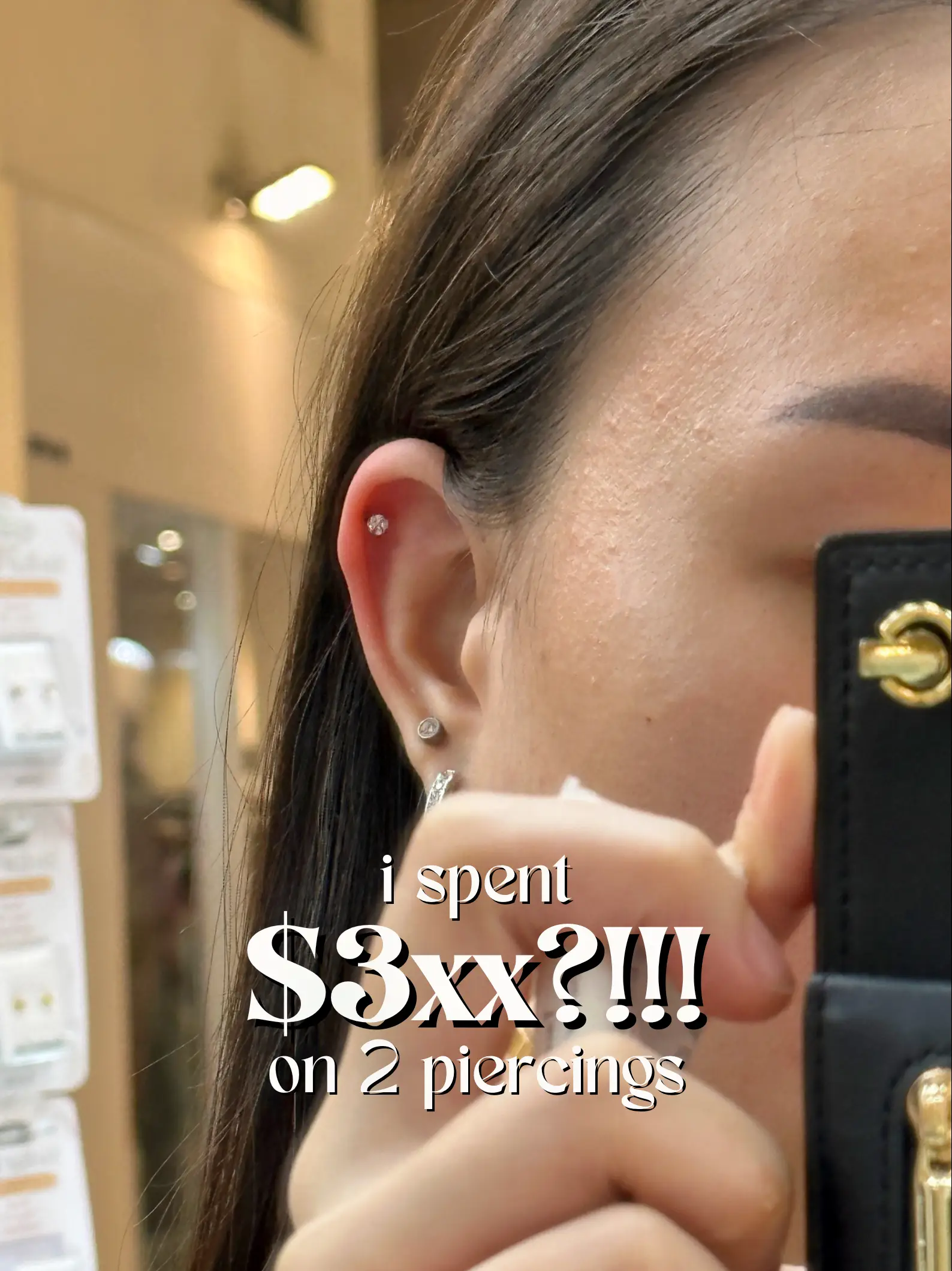 Week old conch piercing has dried blood that hasn't come off with ss spray  and water in the shower. When should I be concerned? : r/piercing