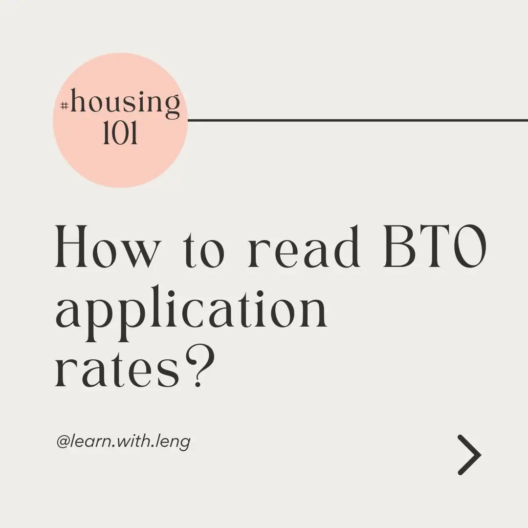 🧐How to read HDB BTO application rates? 🧐 Gallery posted by YL Quek Lemon8