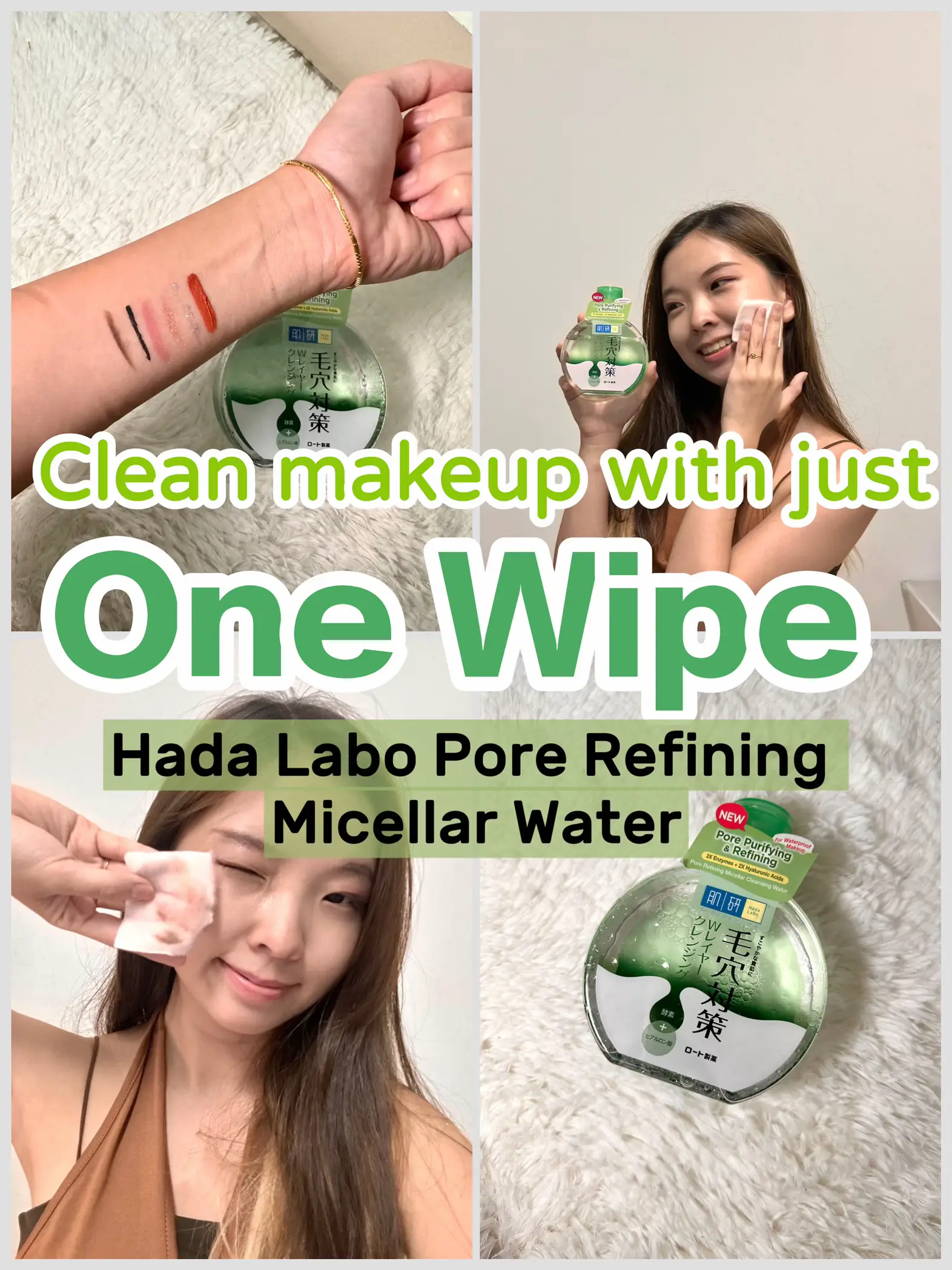 Cleanse makeup thoroughly with ONE wipe ✨ | Vanessa Laiが投稿した