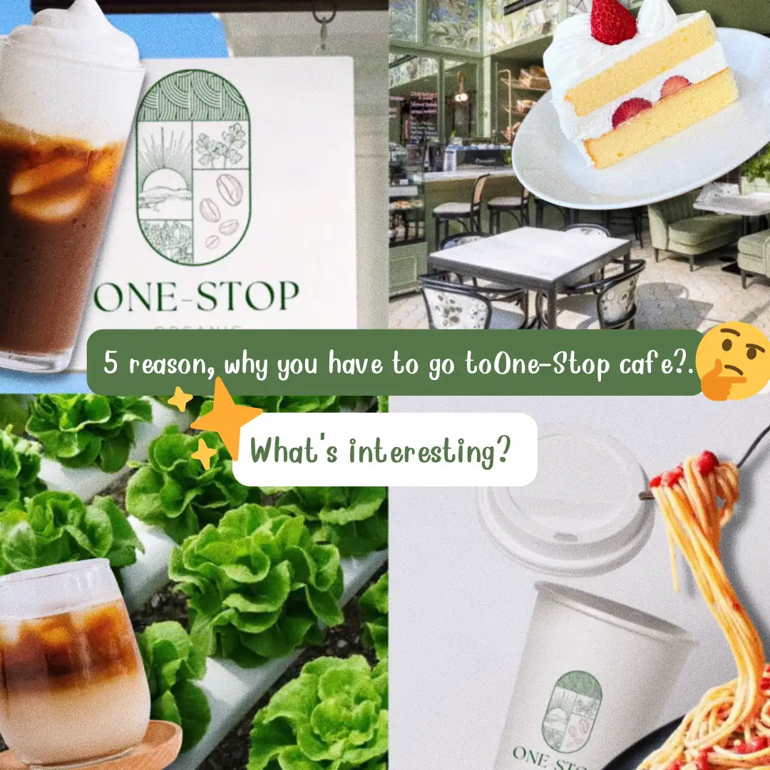 📣 5 reasons, why you need to go to OneStop cafe⁉️ แกลเลอรีที่โพสต์