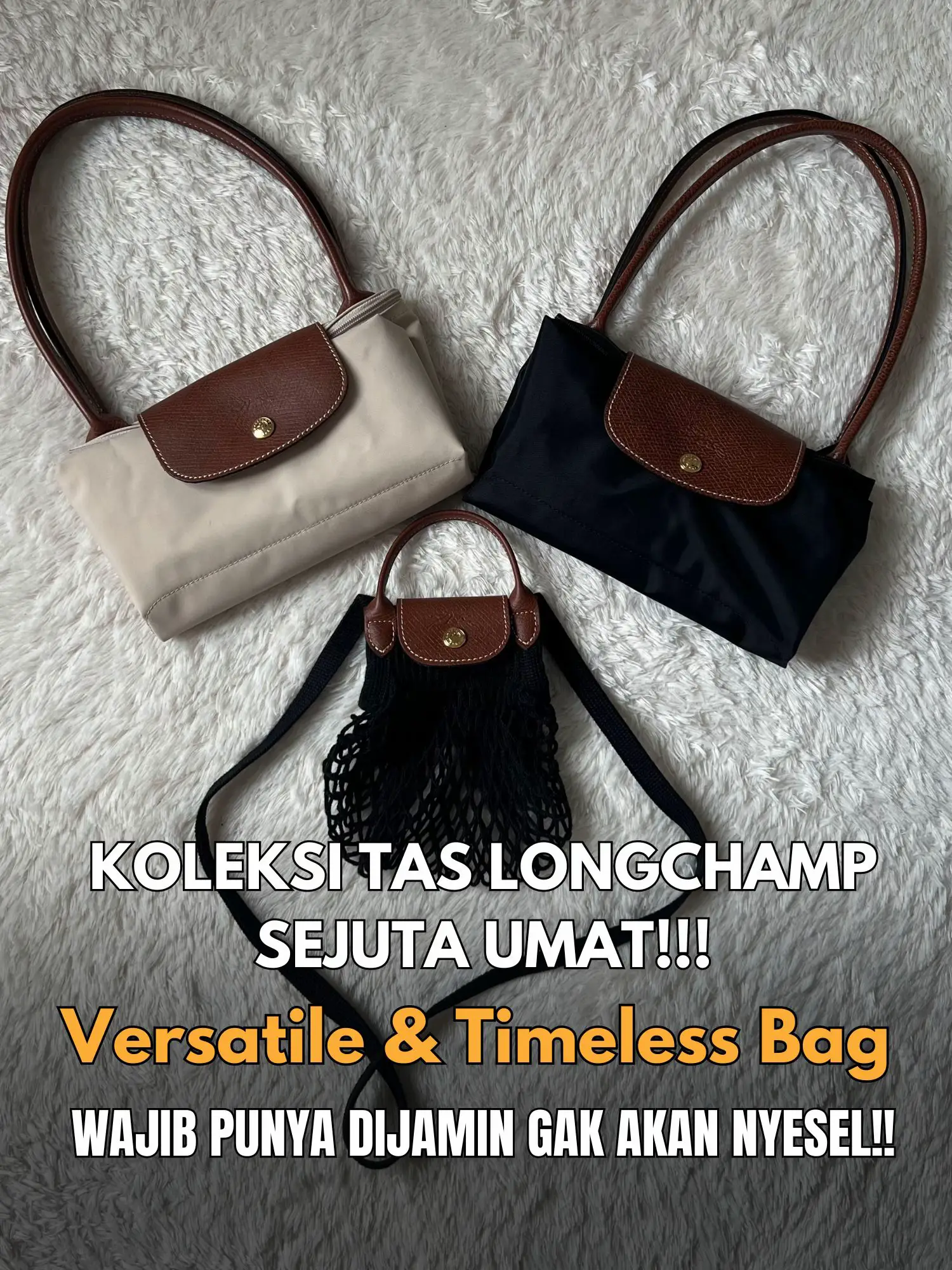 Jual tas longchamp discount planetes kw super