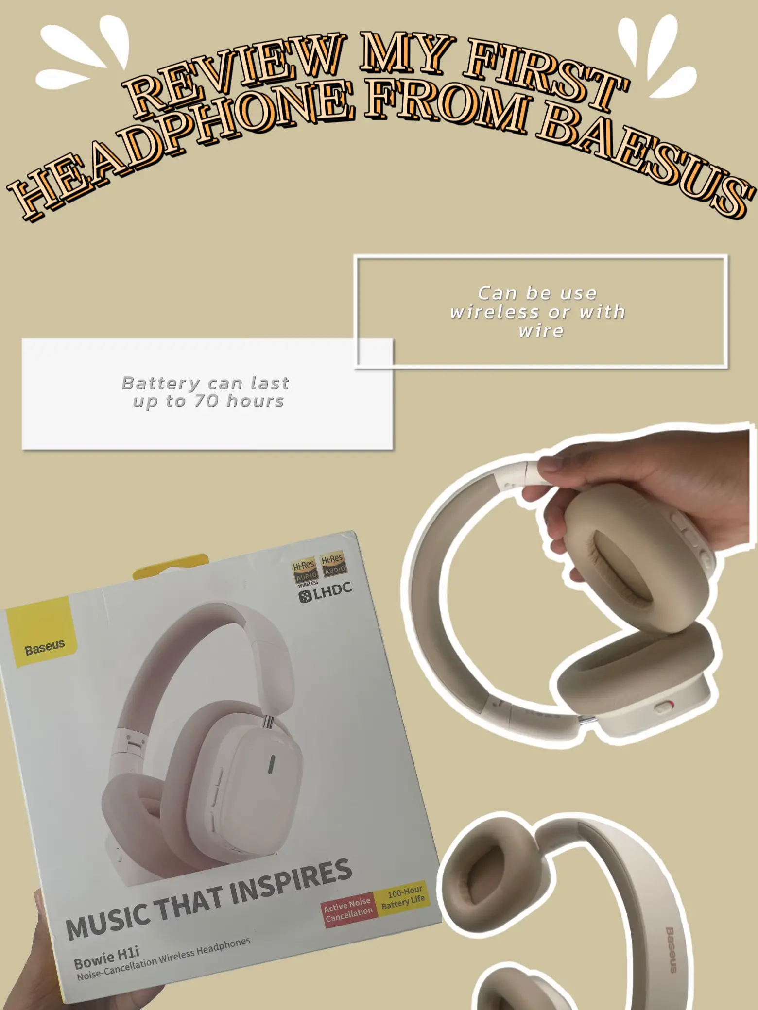 MY FIRST HEADPHONE FROM BAESUS 🎶 | Galeri disiarkan oleh ztmnsr🤍 | Lemon8