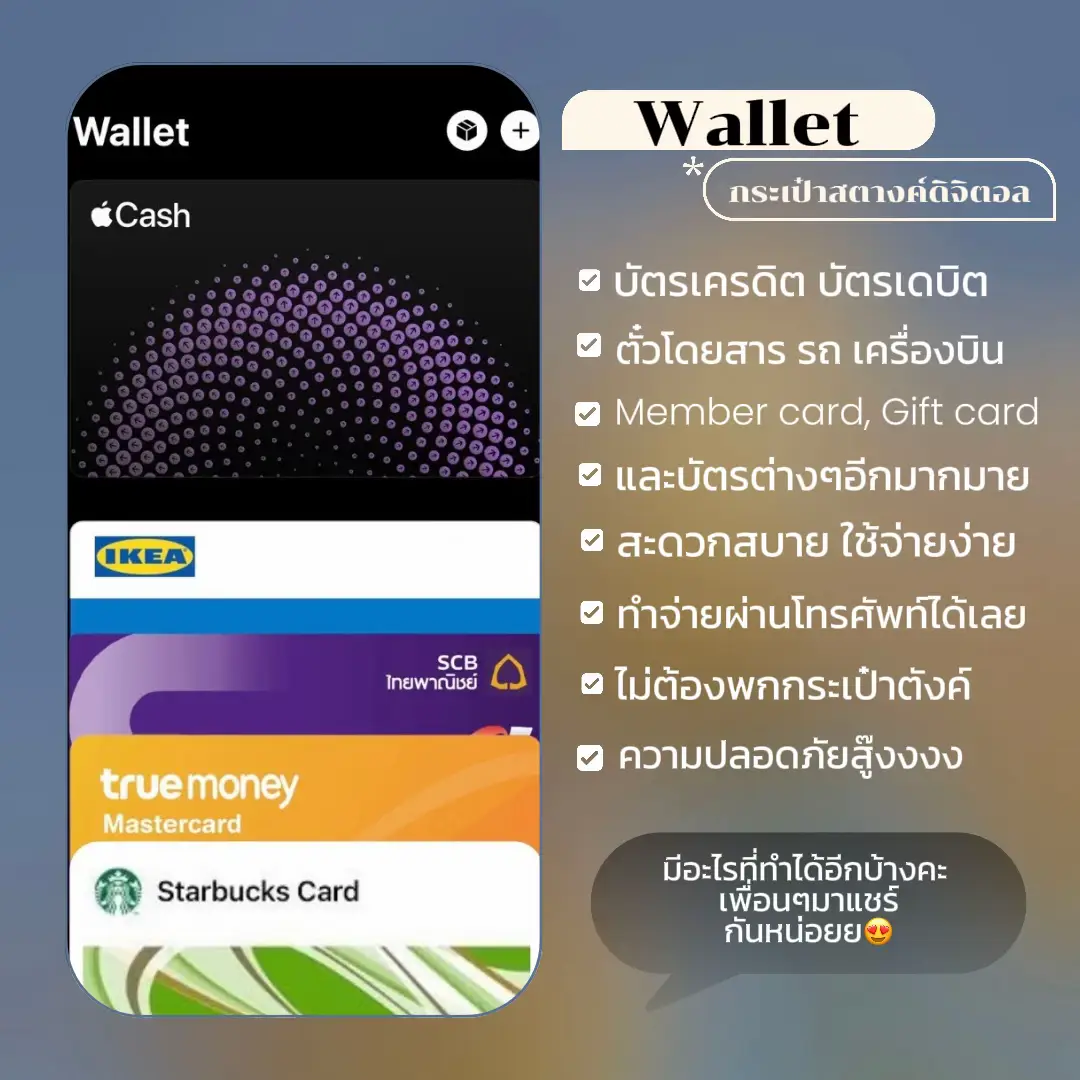 Apple Wallet Benefits แกลเลอรีที่โพสต์โดย Baiferncho Lemon8