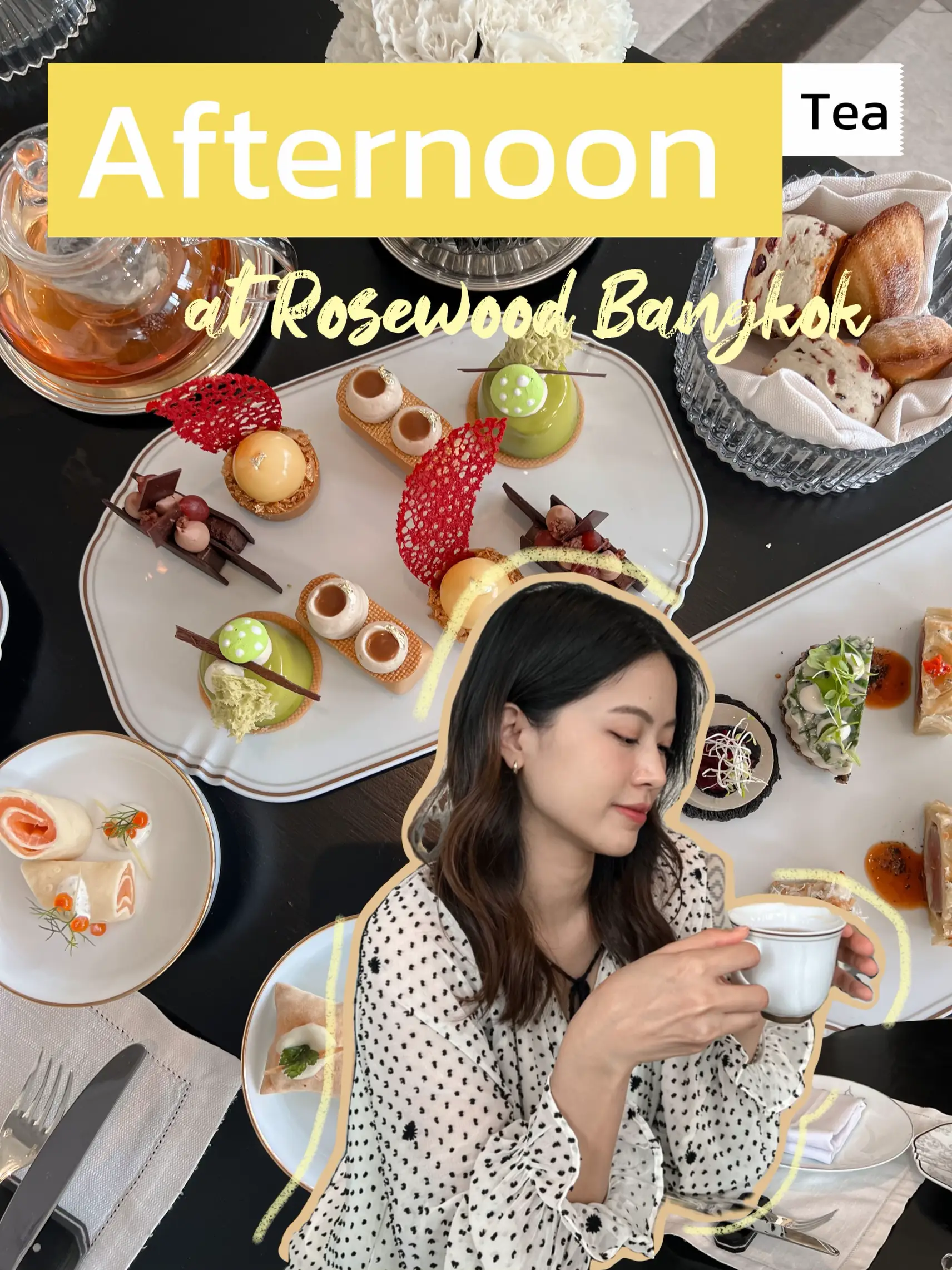 Afternoon Tea at Rosewood Bangkok🫖🧁 | แกลเลอรีที่โพสต์โดย ployrk ️ | Lemon8