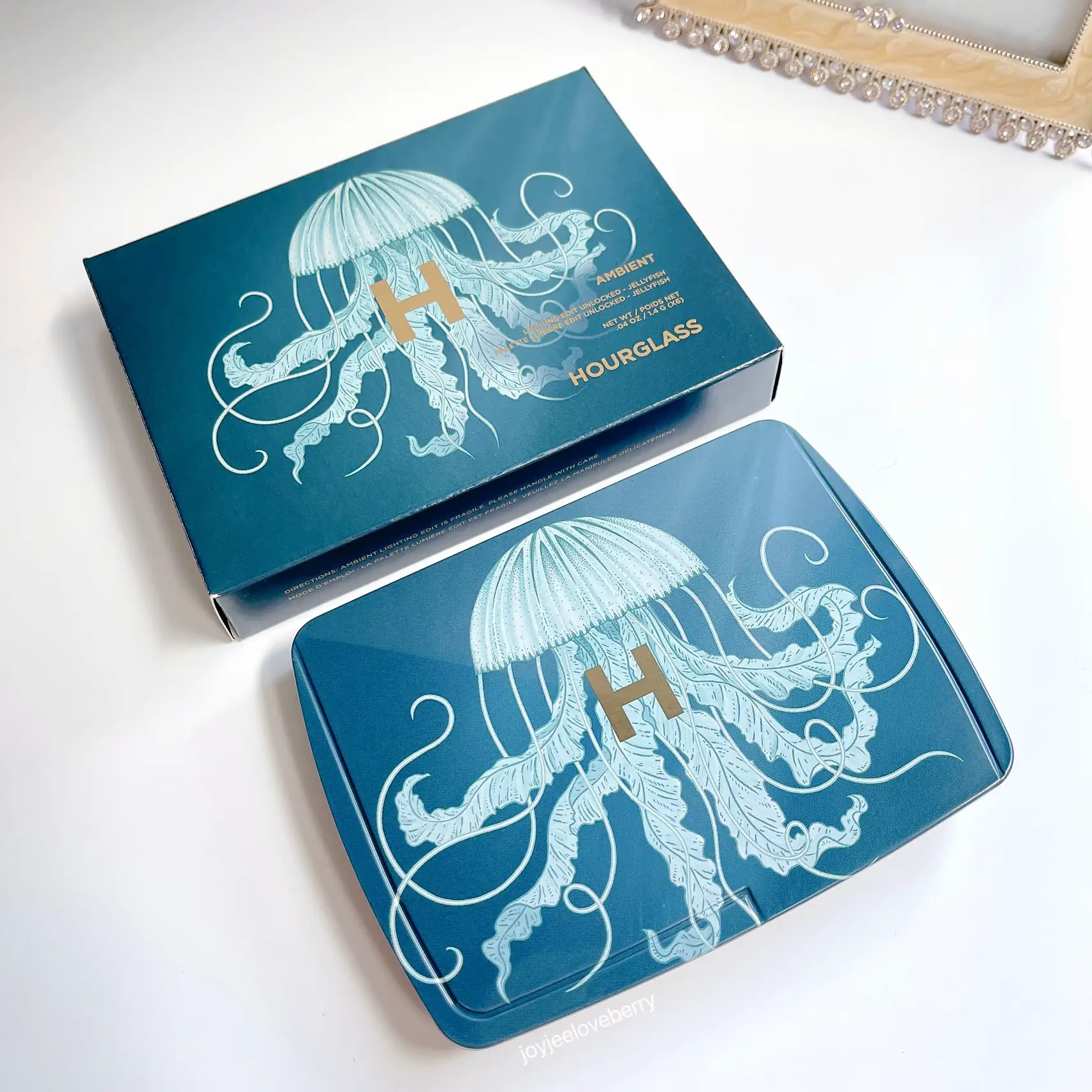 タクグラス くらげ風鈴 クリア×あおつぶ （TAKU GLASS「くらげ