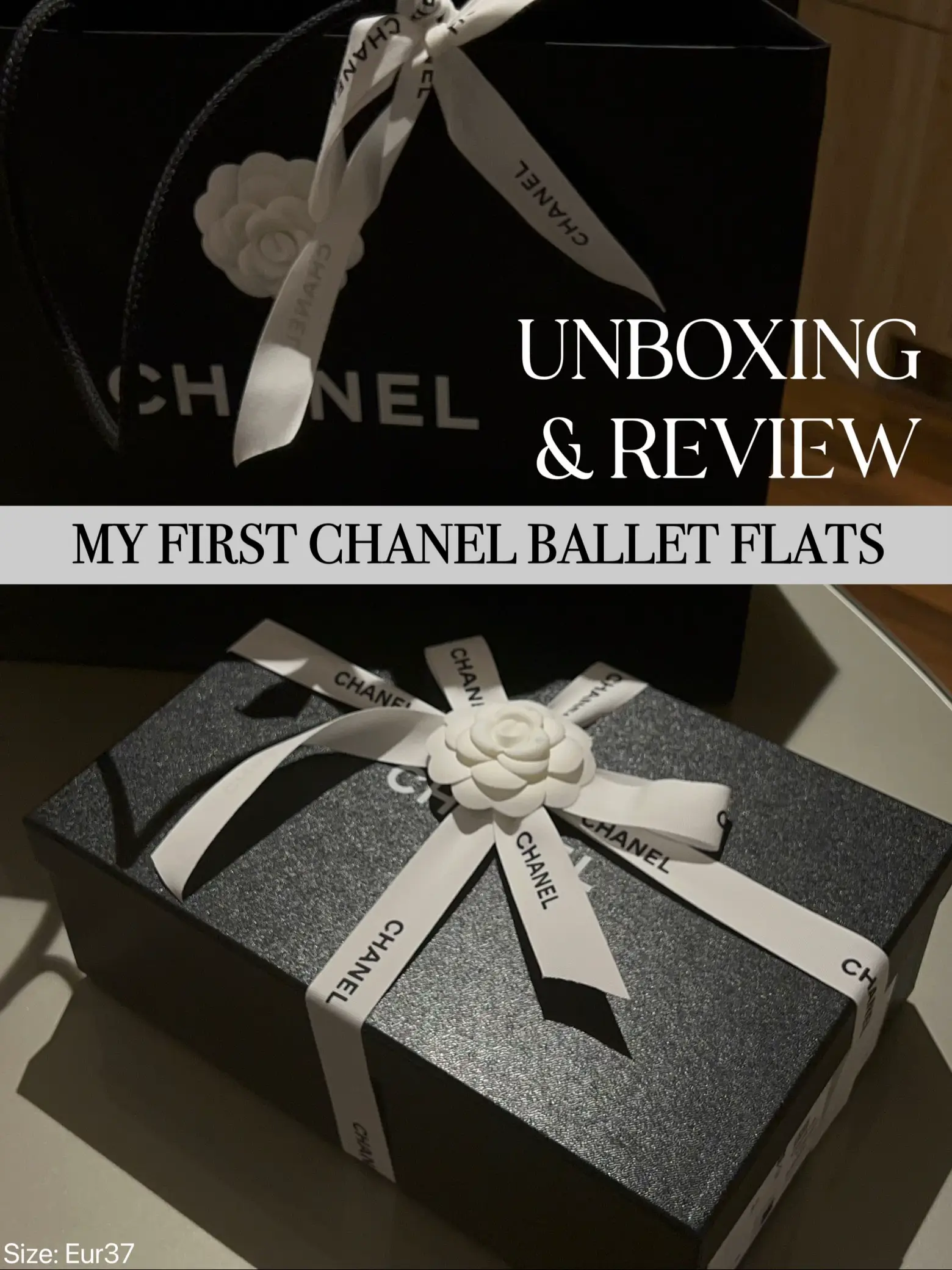 Unboxing Chanel 🎀 Ballet Lace Authentic Flats 