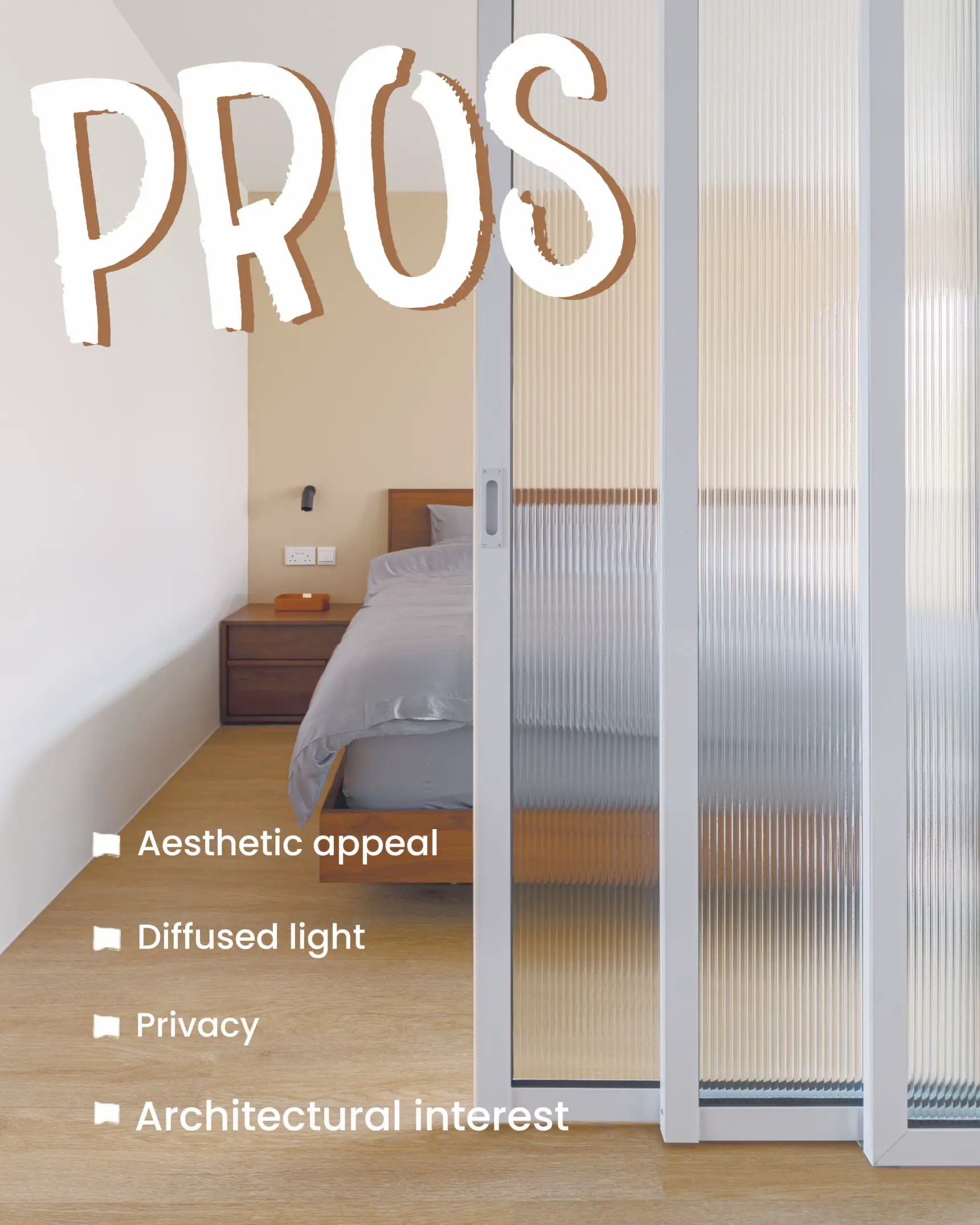 Fluted Glass Doors PROS & CONS Gallery posted by Ethan Interiors Lemon8