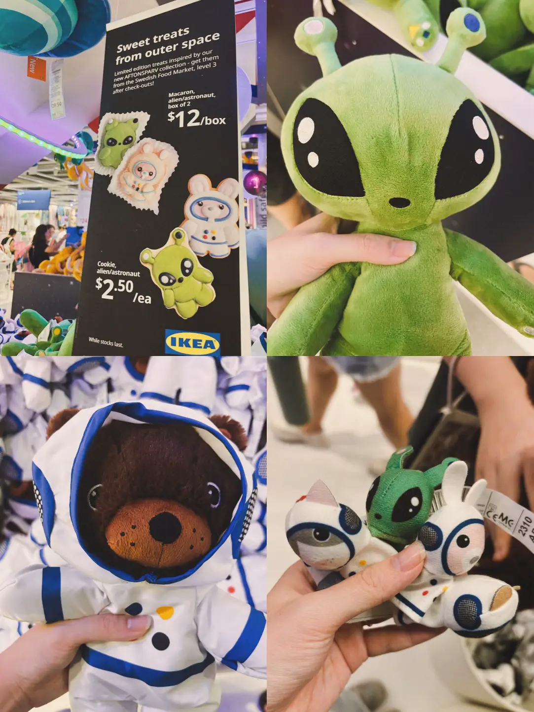 AFTONSPARV soft toy, alien/green, 34 cm (13) - IKEA CA