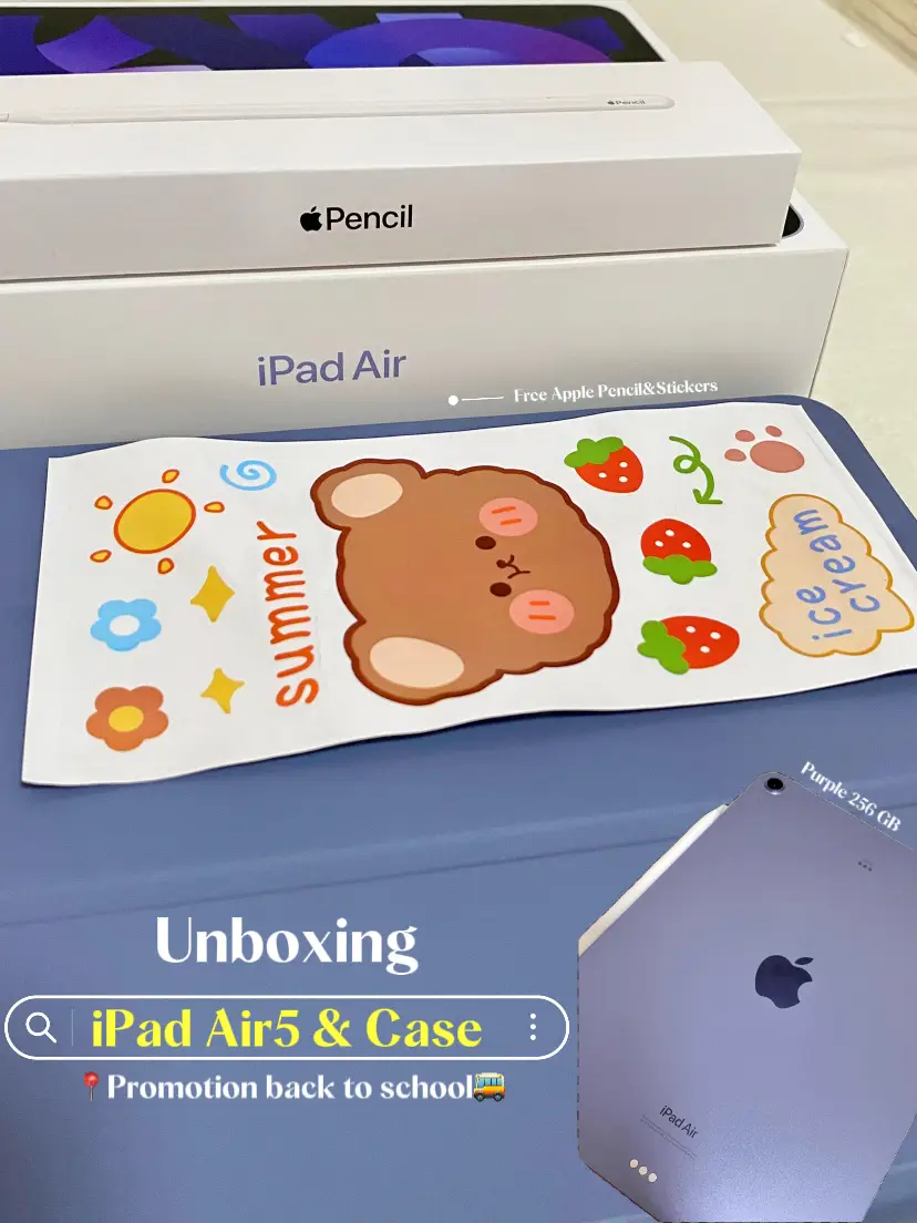 iPad 9th generation (2021) unboxing 🍎 + case 🐼🌷