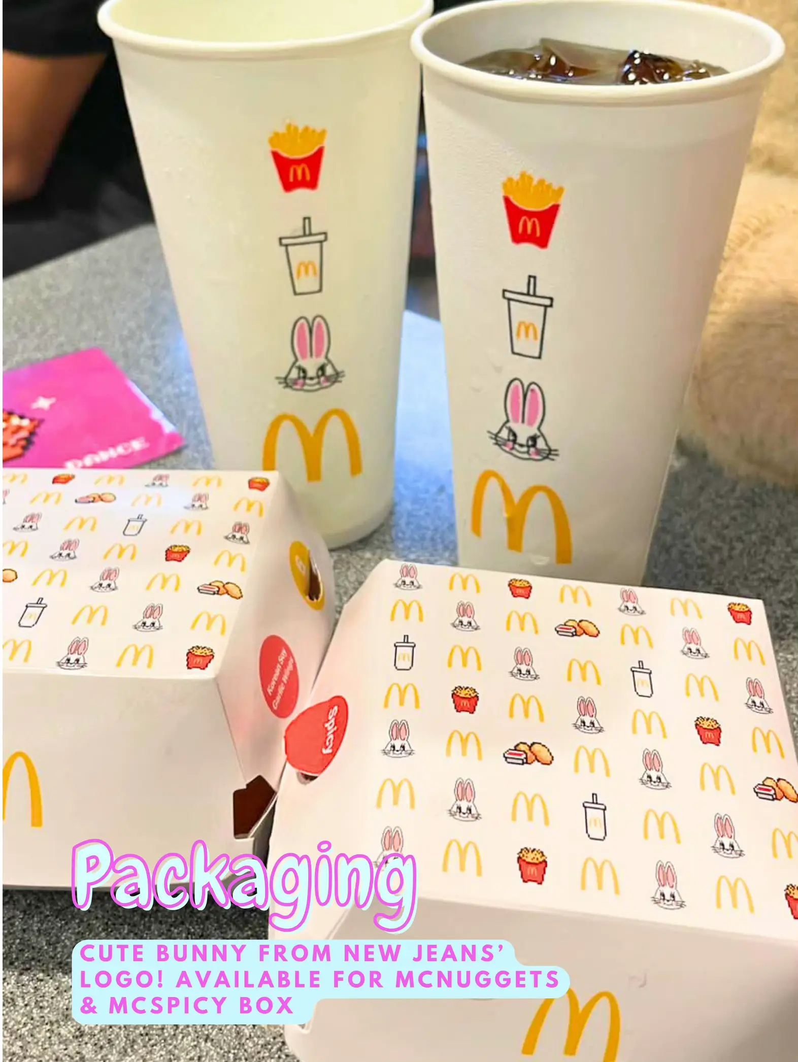 McDonald's x NewJeans release new menu and limited-edition packaging